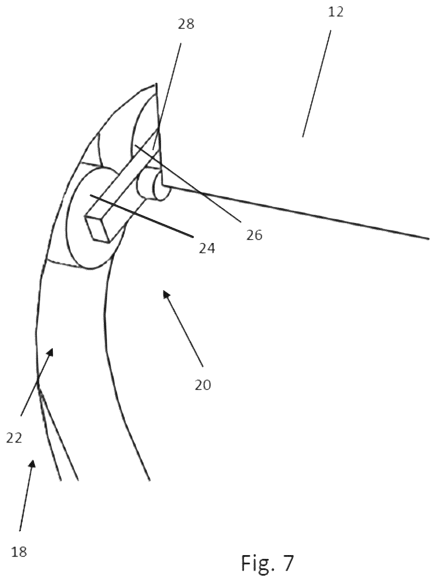Patent US12403800 Figure 5 – Aircraft seat with cam followers