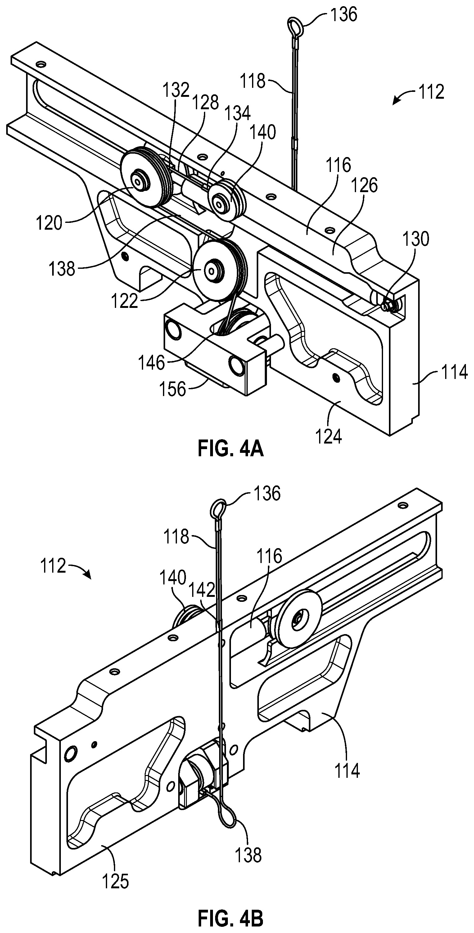 Patent US12403804 Figure 4 – Armrest control mechanism for passenger seat