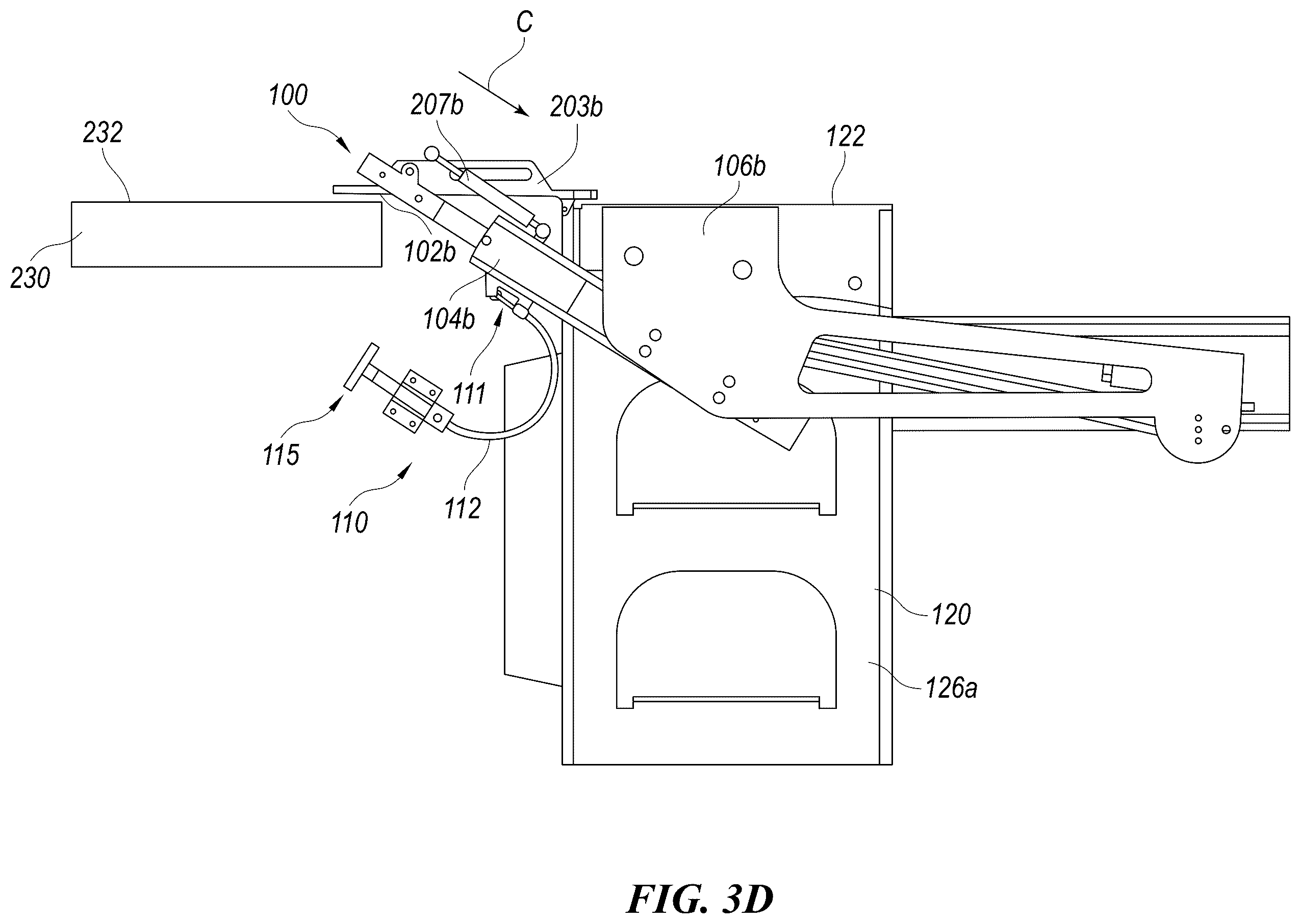 Patent US12403809 Figure 6 – Transfer ramp systems for loading, unloading, or transferring cargo between one or more commercial vehicles and associated systems, devices, and methods