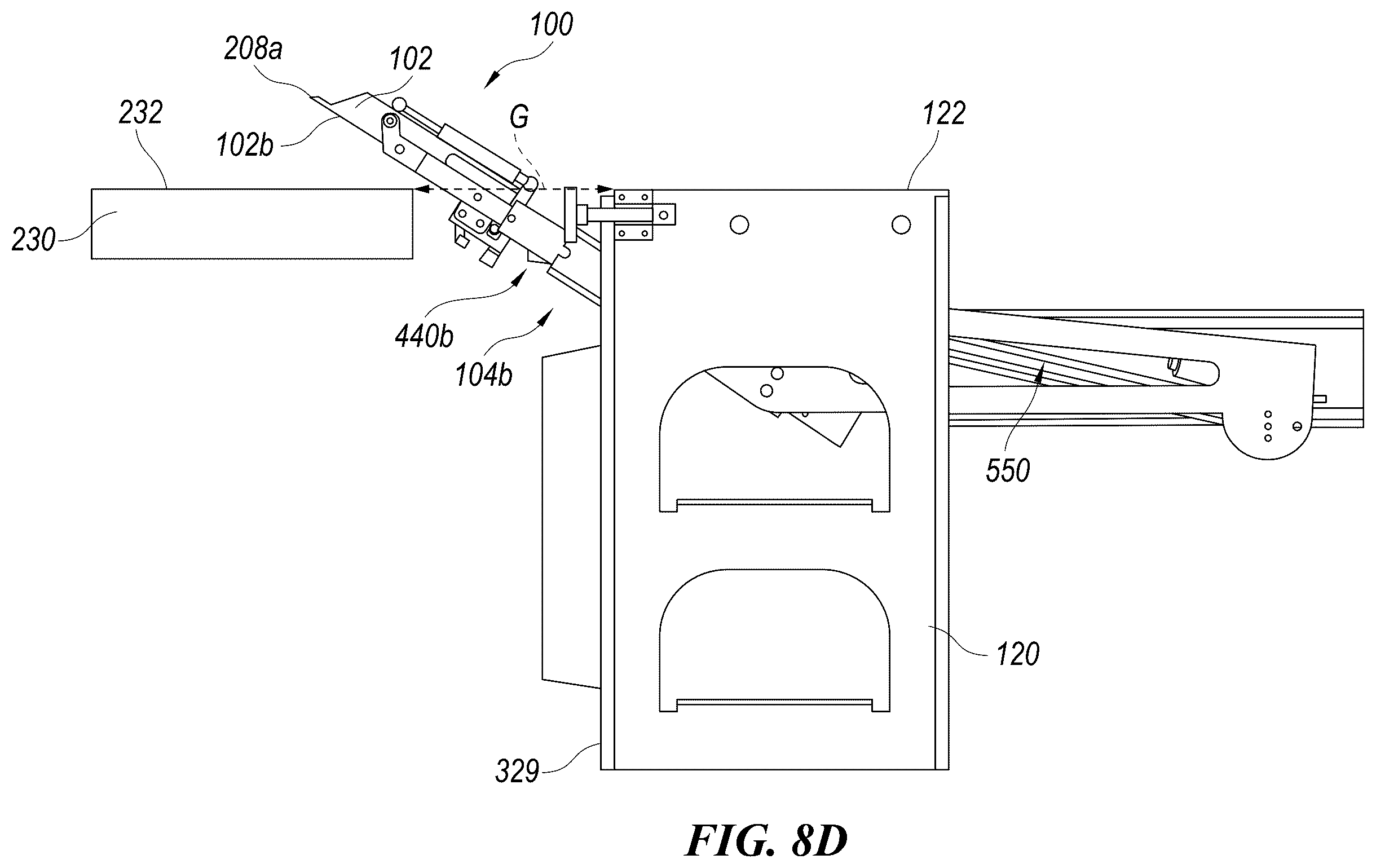 Patent US12403809 Figure 16 – Transfer ramp systems for loading, unloading, or transferring cargo between one or more commercial vehicles and associated systems, devices, and methods