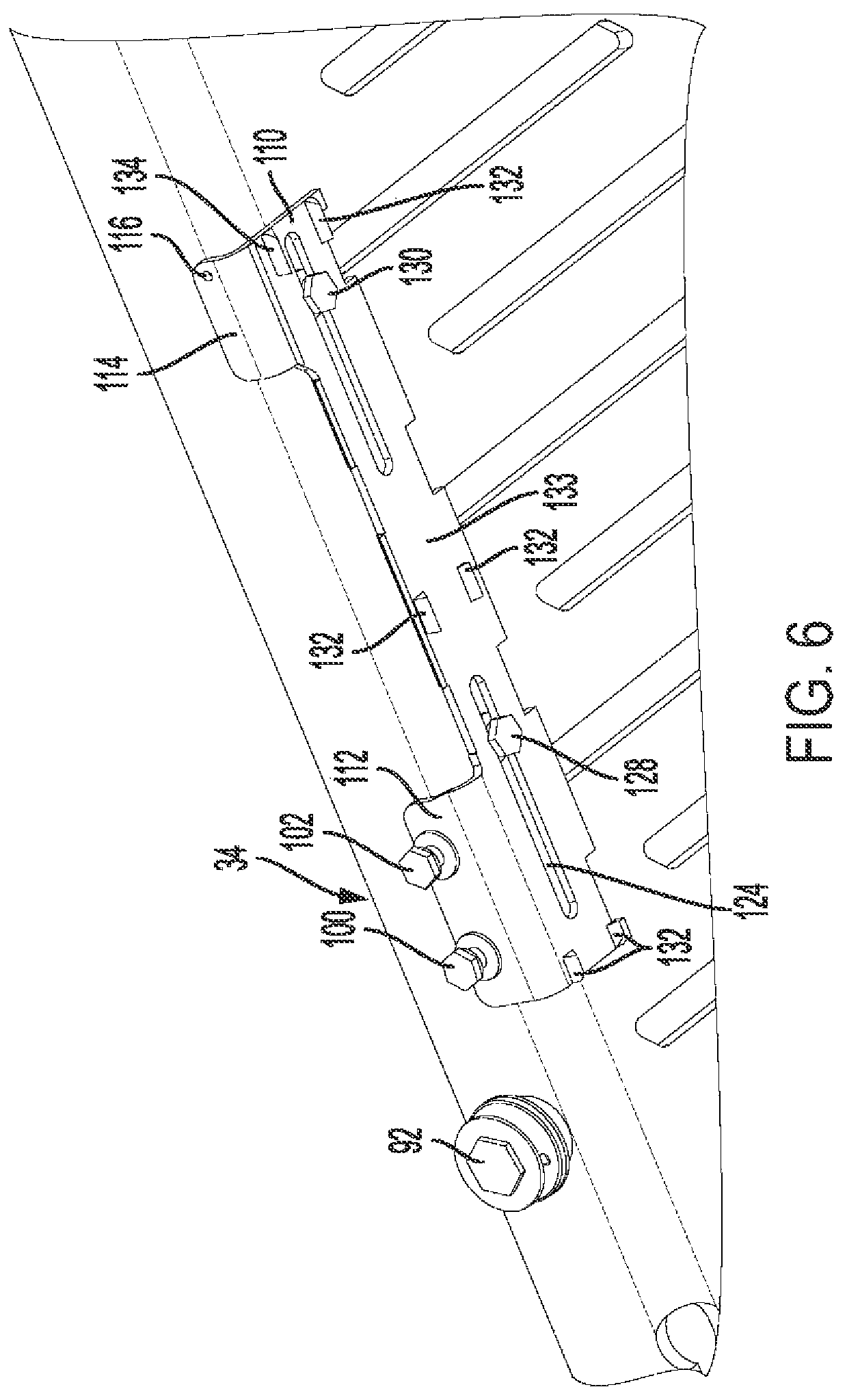 Patent US12403810 Figure 6 – Ramp assembly for a passenger vehicle