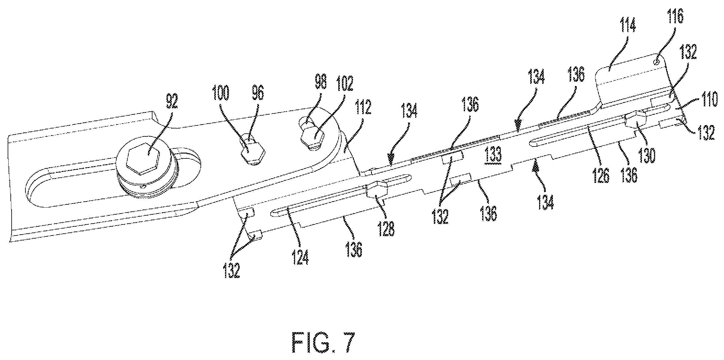 Patent US12403810 Figure 7 – Ramp assembly for a passenger vehicle
