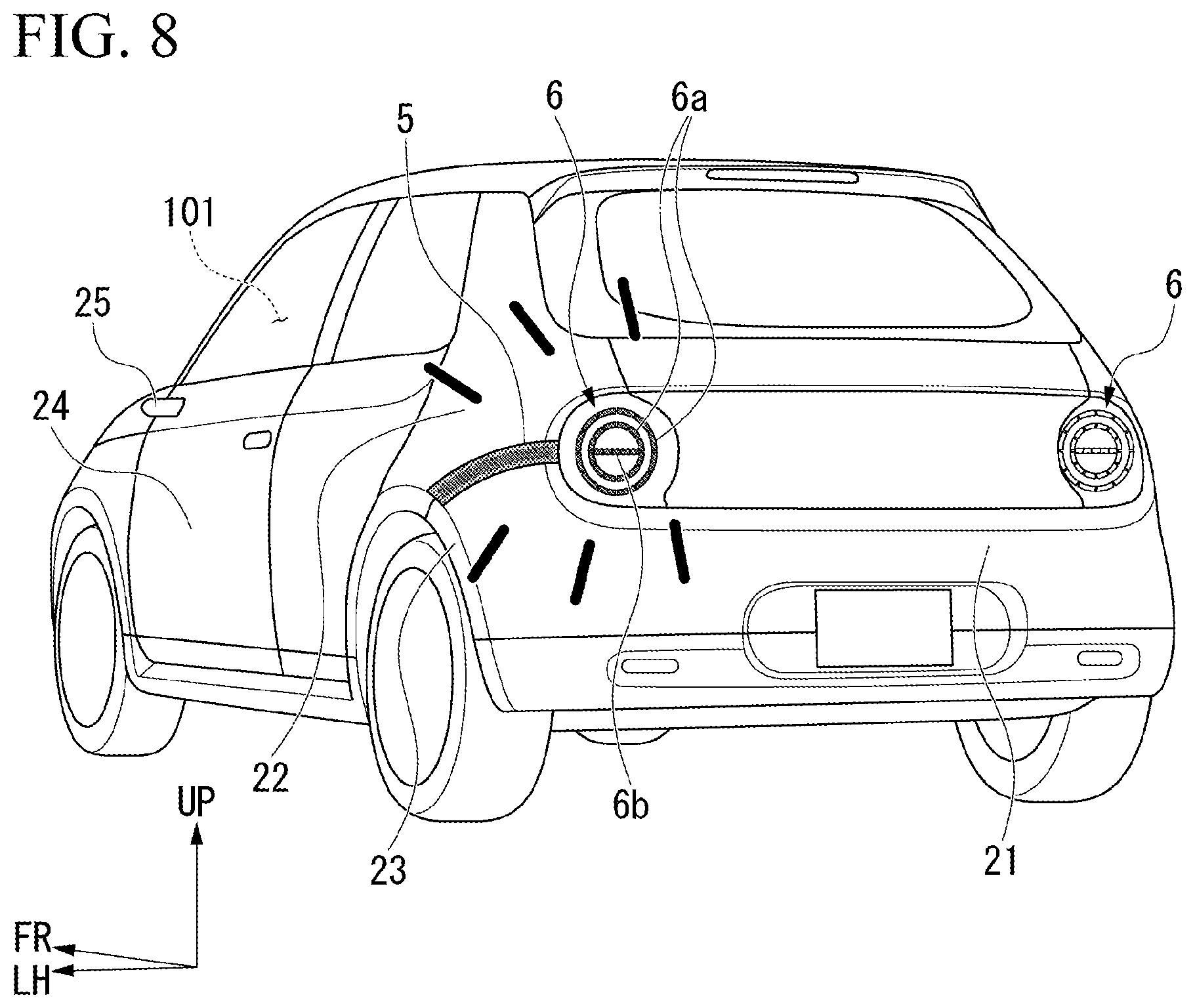 Patent US12403818 Figure 6 – Illumination device for vehicle