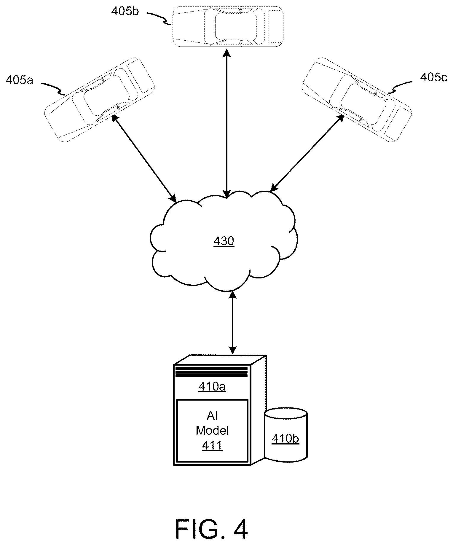 Patent US12403820 Figure 4 – Vehicle proximity notification
