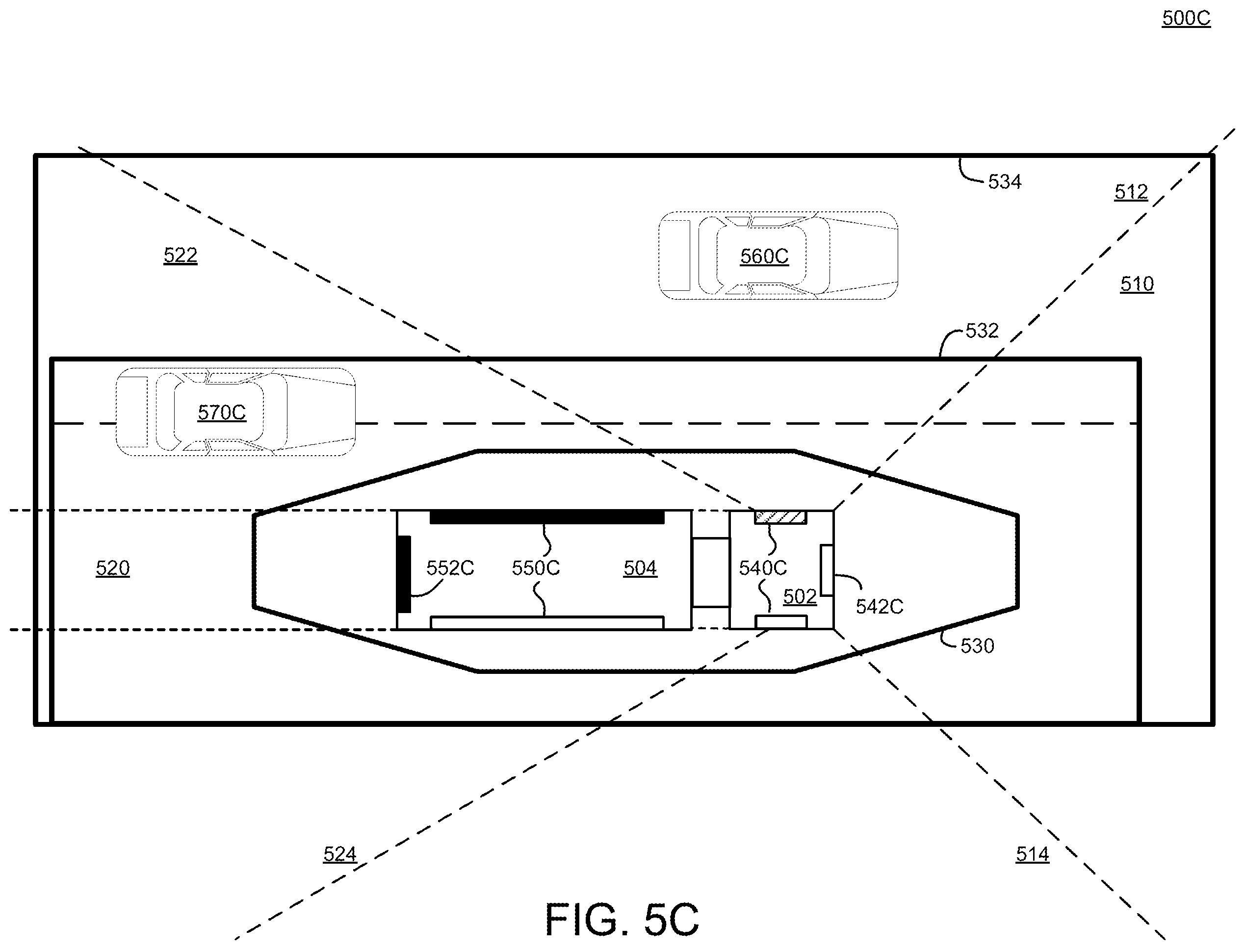Patent US12403820 Figure 7 – Vehicle proximity notification