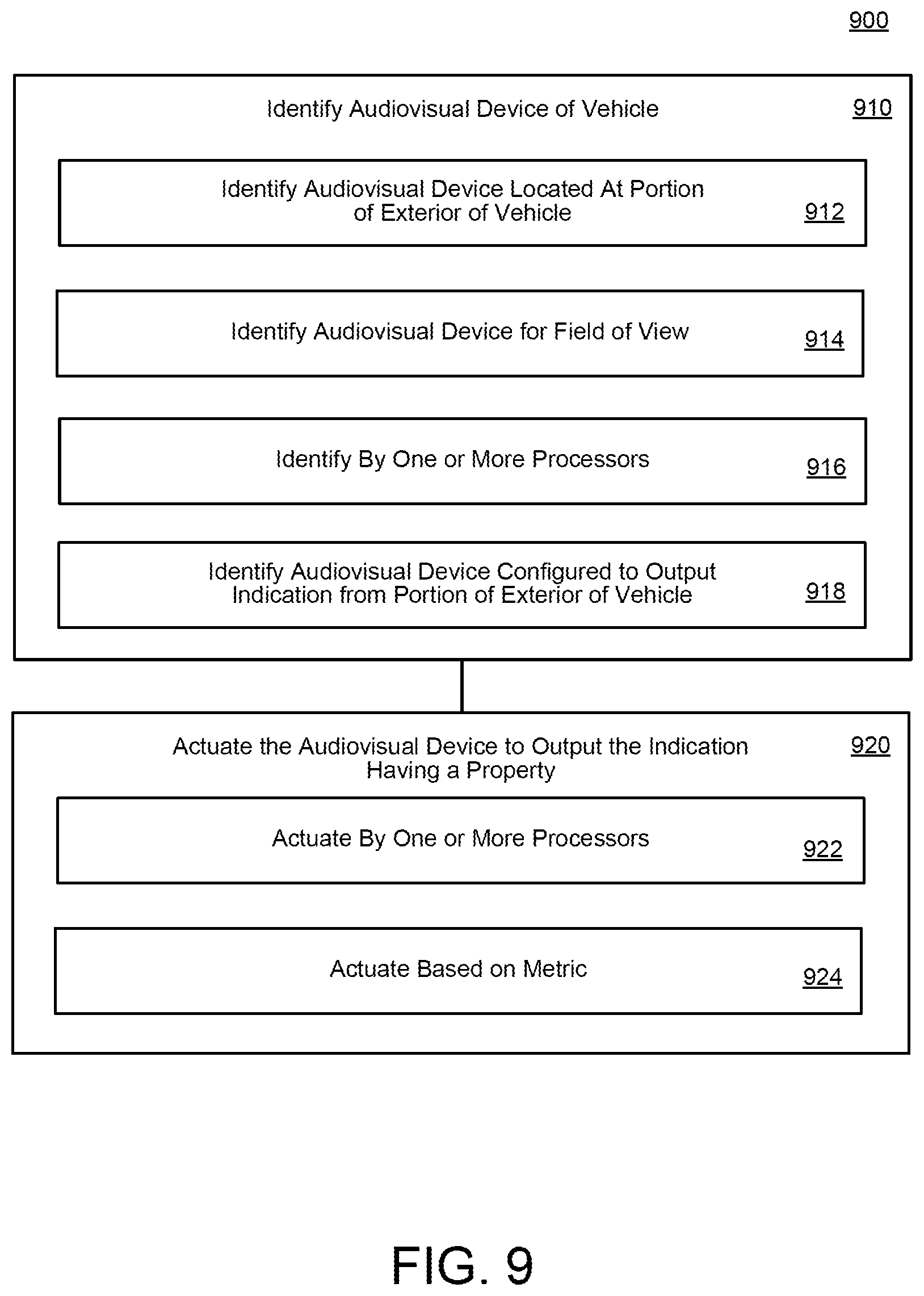 Patent US12403820 Figure 13 – Vehicle proximity notification