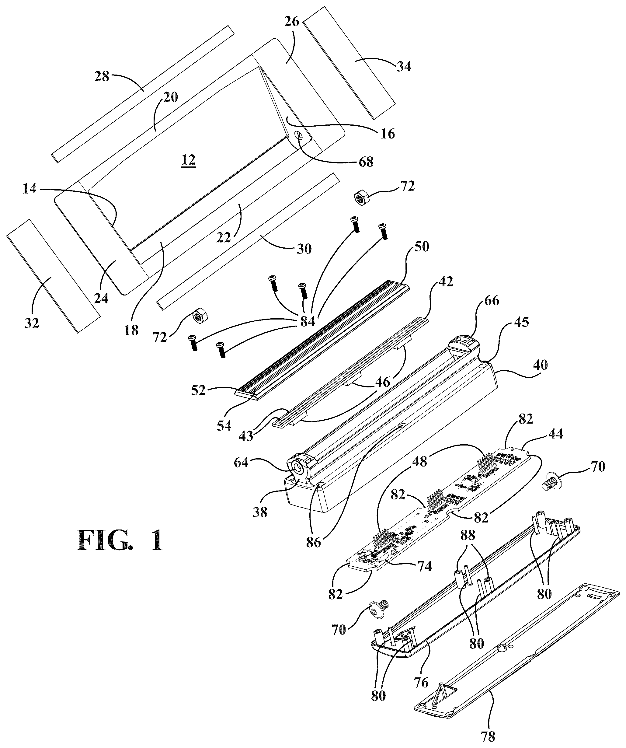 Patent US12403822 Figure 1 – Vehicle alert system