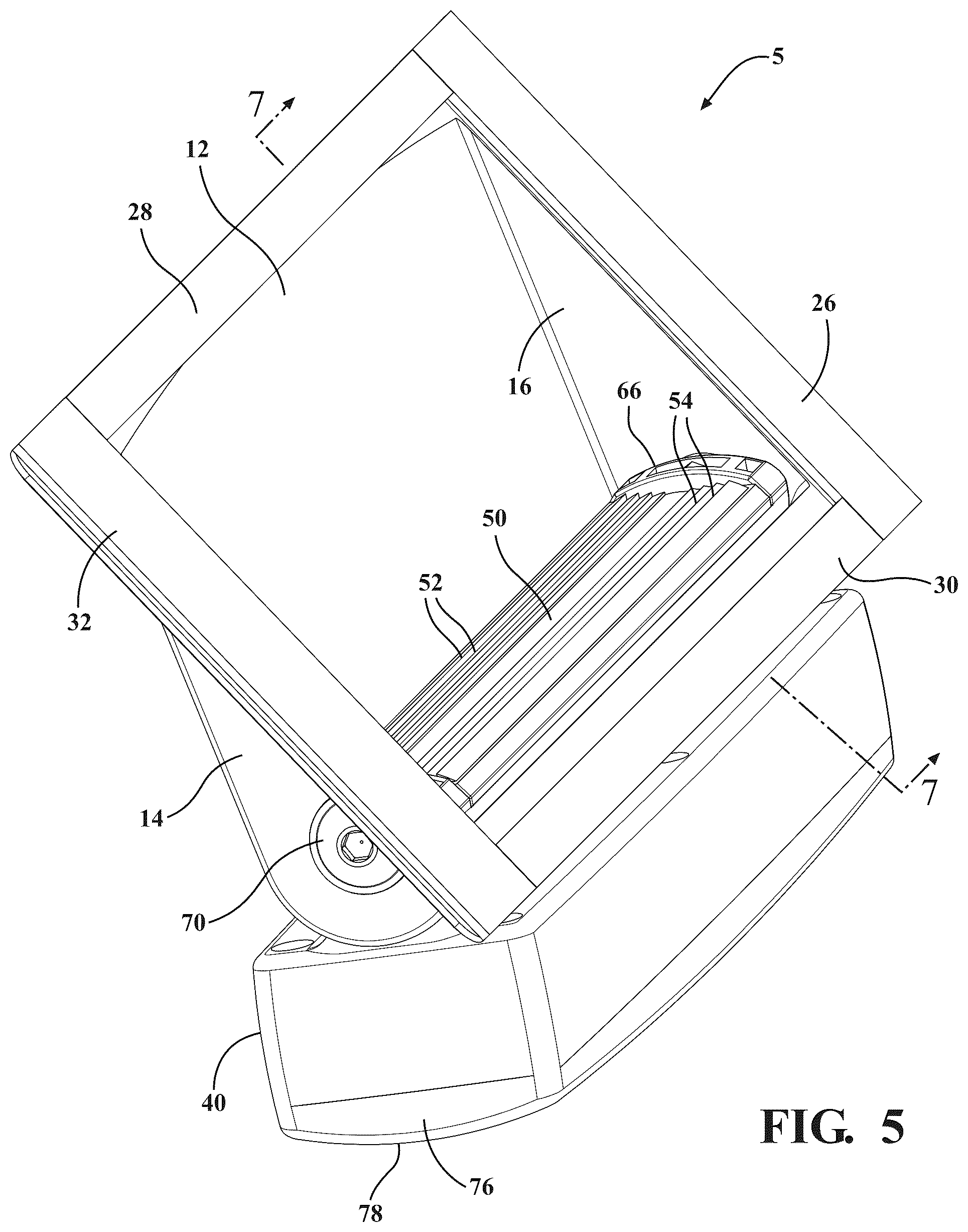 Patent US12403822 Figure 5 – Vehicle alert system