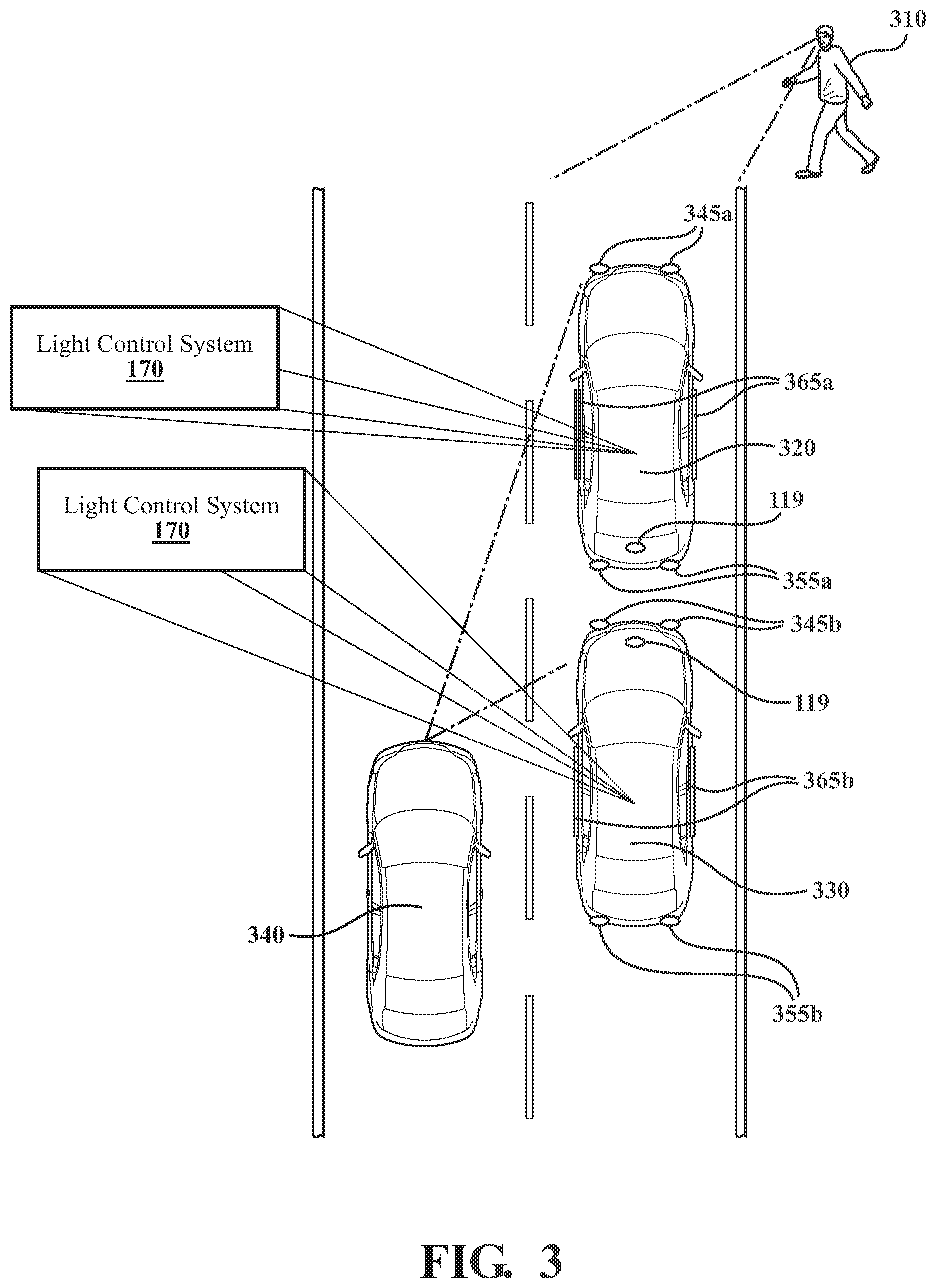 Patent US12403823 Figure 3 – Systems and methods for indicating a vehicle virtual connection