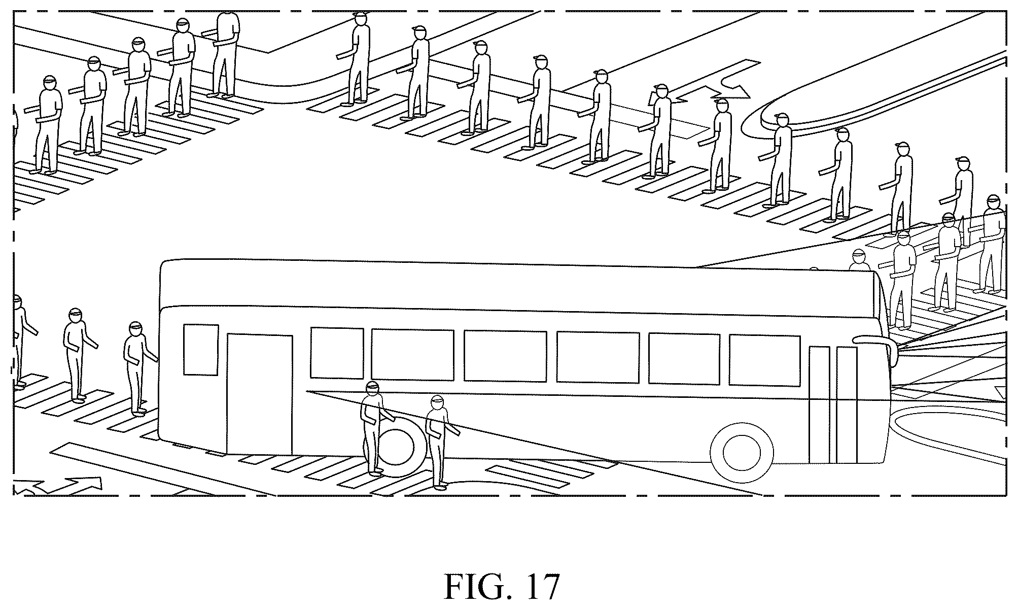 Patent US12403825 Figure 16 – Advanced pedestrian and/or driver alert and/or collision avoidance system