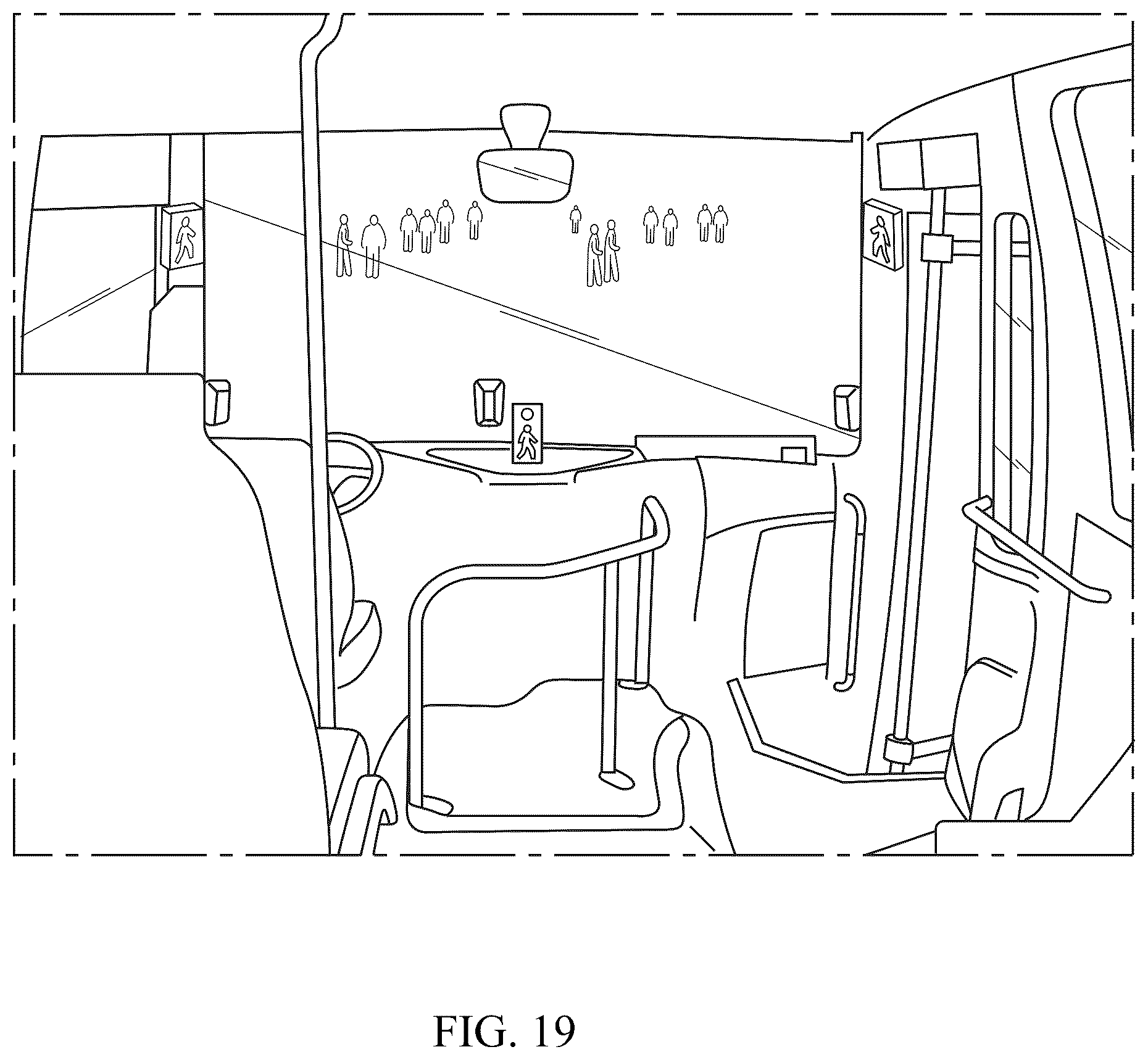 Patent US12403825 Figure 18 – Advanced pedestrian and/or driver alert and/or collision avoidance system