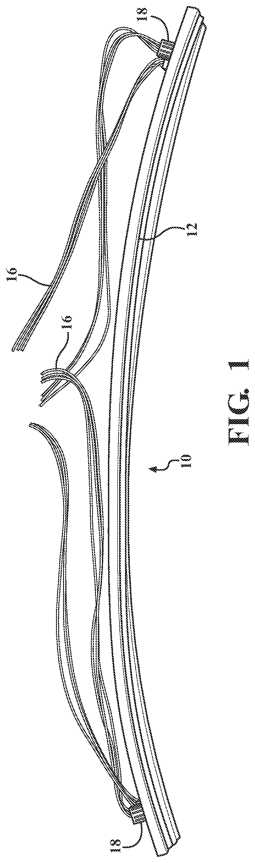 Patent US12403827 Figure 1 – Environmentally sealed visual display assembly and process incorporating individual or stacked LED strips, processor and accelerometer components