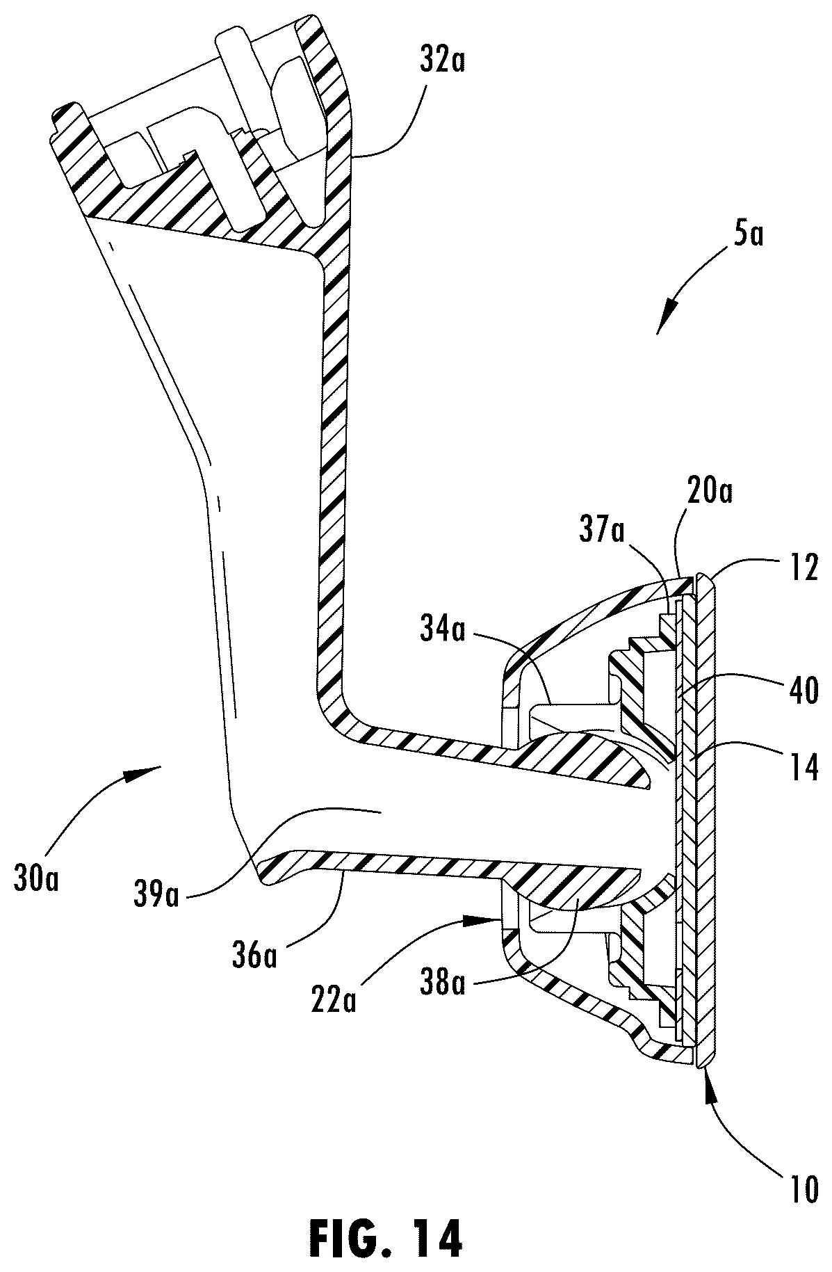 Patent US12403829 Figure 10 – Low profile inside mirror with mount fixed to a substrate of a mirror element