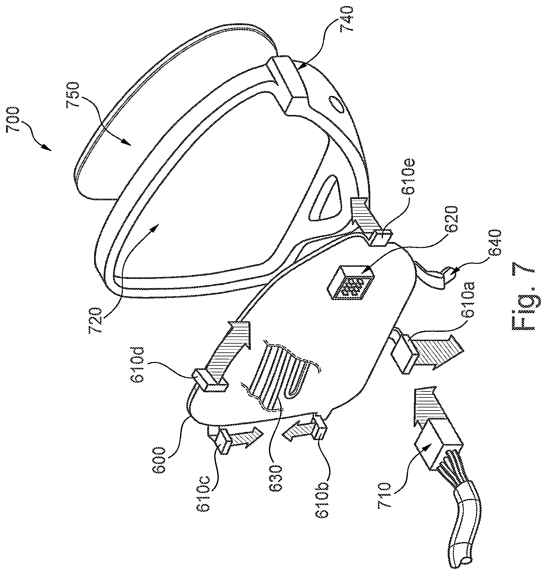 Patent US12403832 Figure 6 – Light emitting mirror bezel