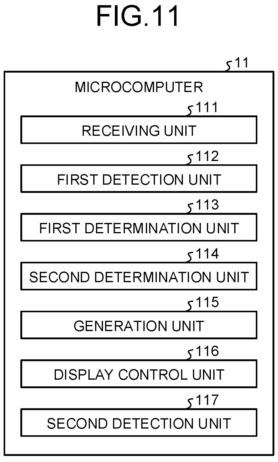 Patent US12403833 Figure 8 – Vehicle display control device and display control method for processing an image based on a number of lanes detected