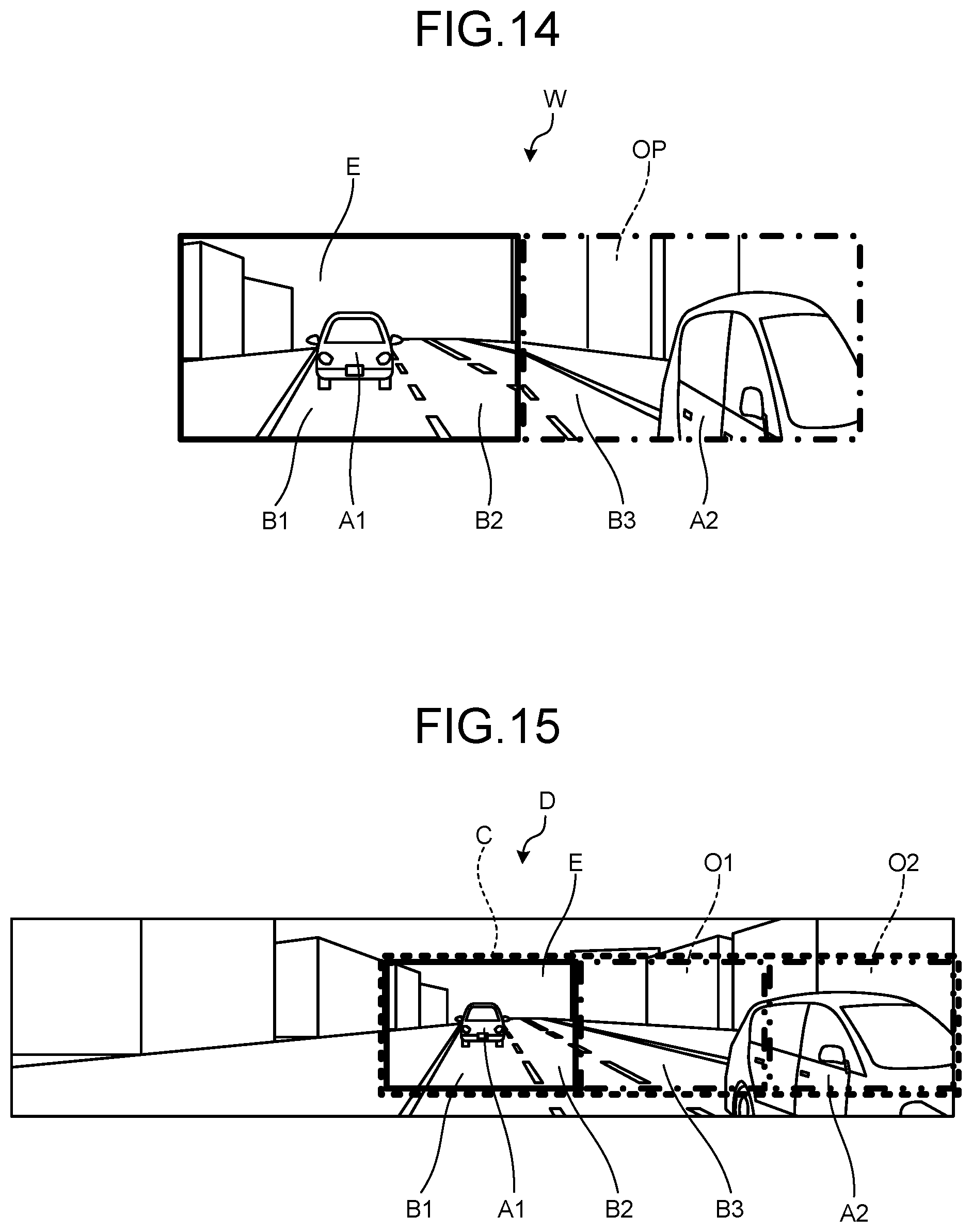 Patent US12403833 Figure 10 – Vehicle display control device and display control method for processing an image based on a number of lanes detected