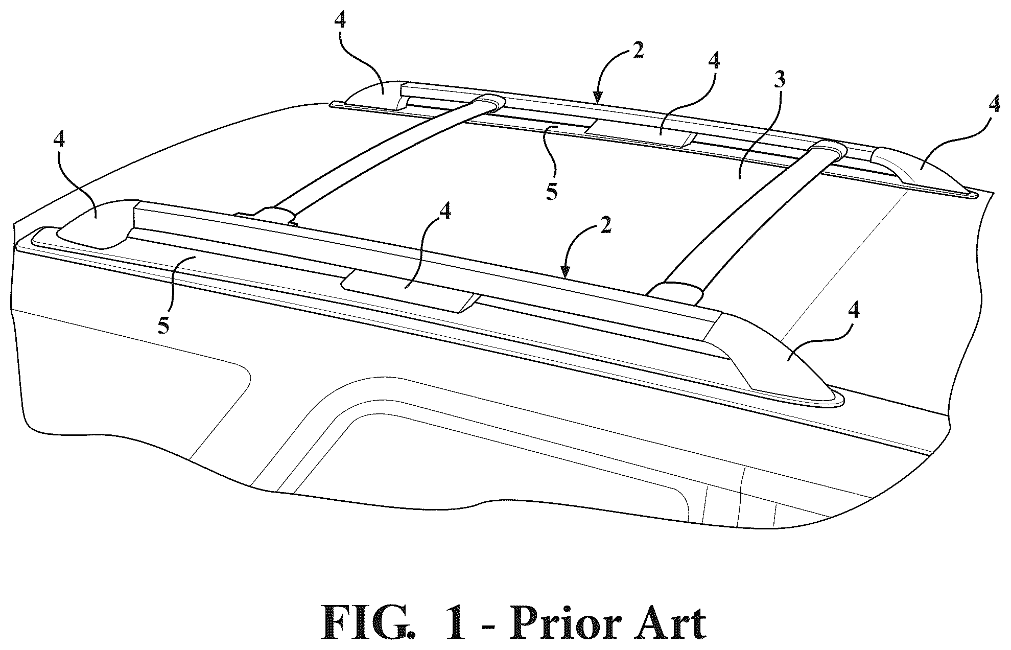 Patent US12403839 Figure 1 – Method of forming a one-piece vehicle roof rail