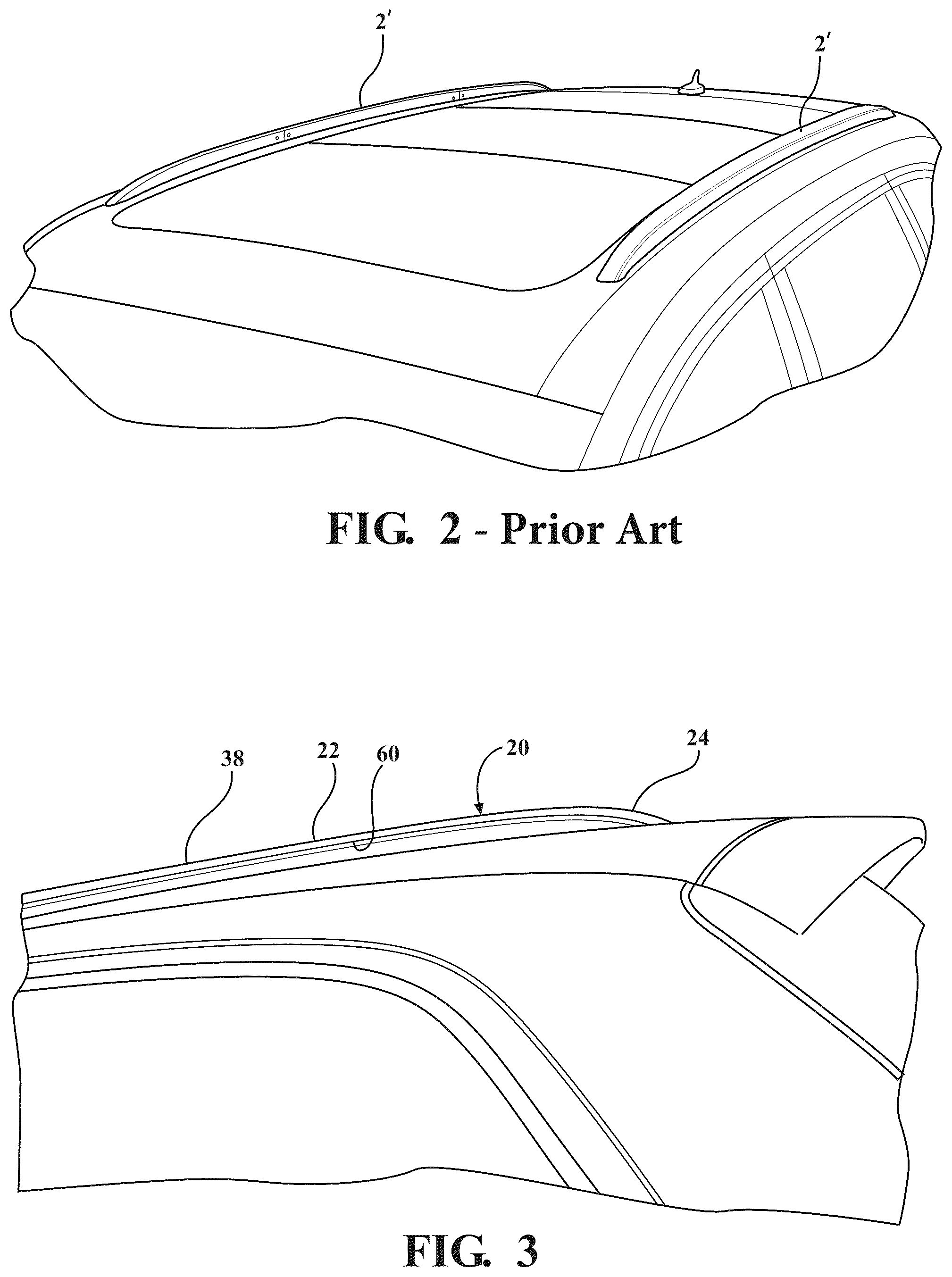 Patent US12403839 Figure 2 – Method of forming a one-piece vehicle roof rail