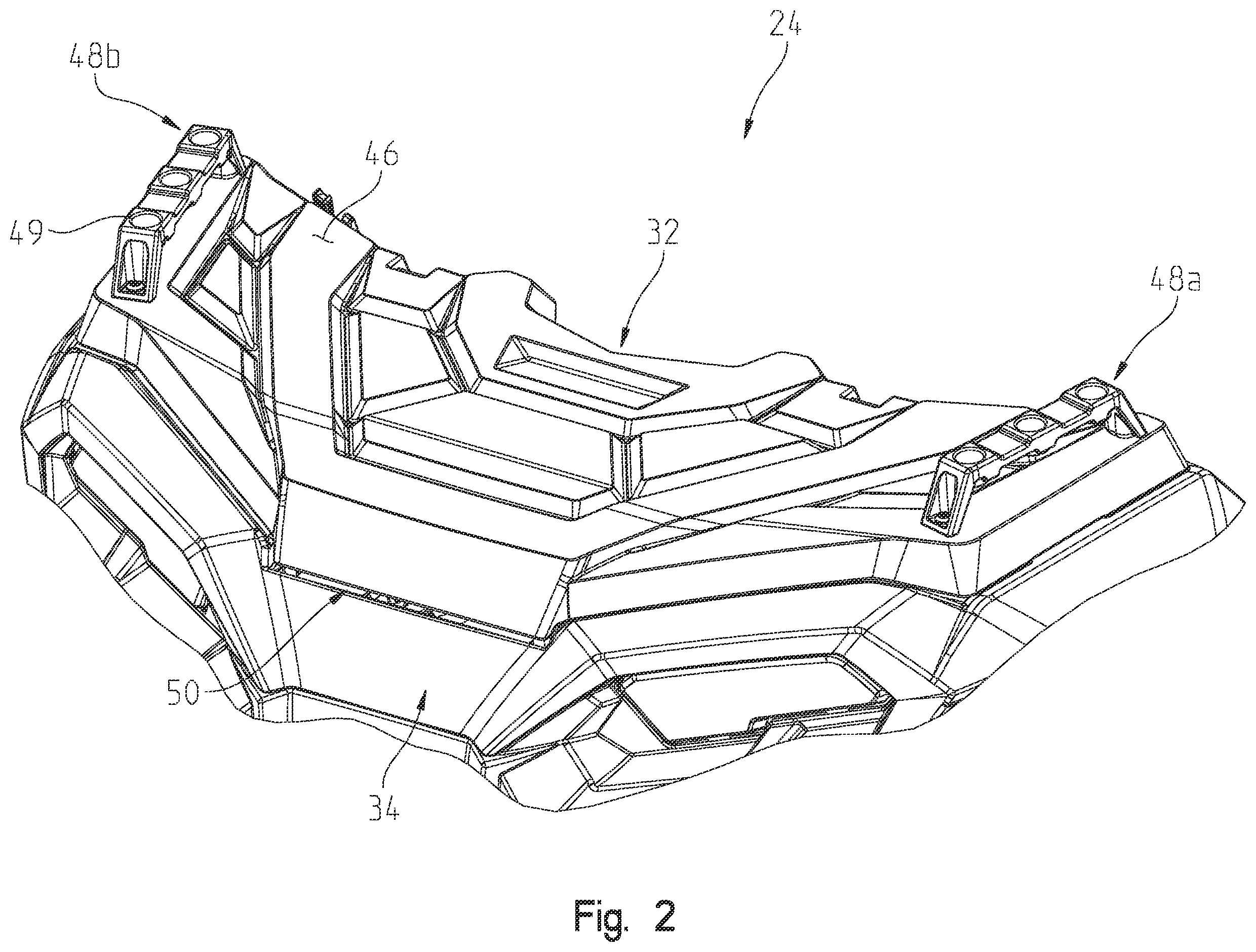 Patent US12403841 Figure 2 – All-terrain vehicle