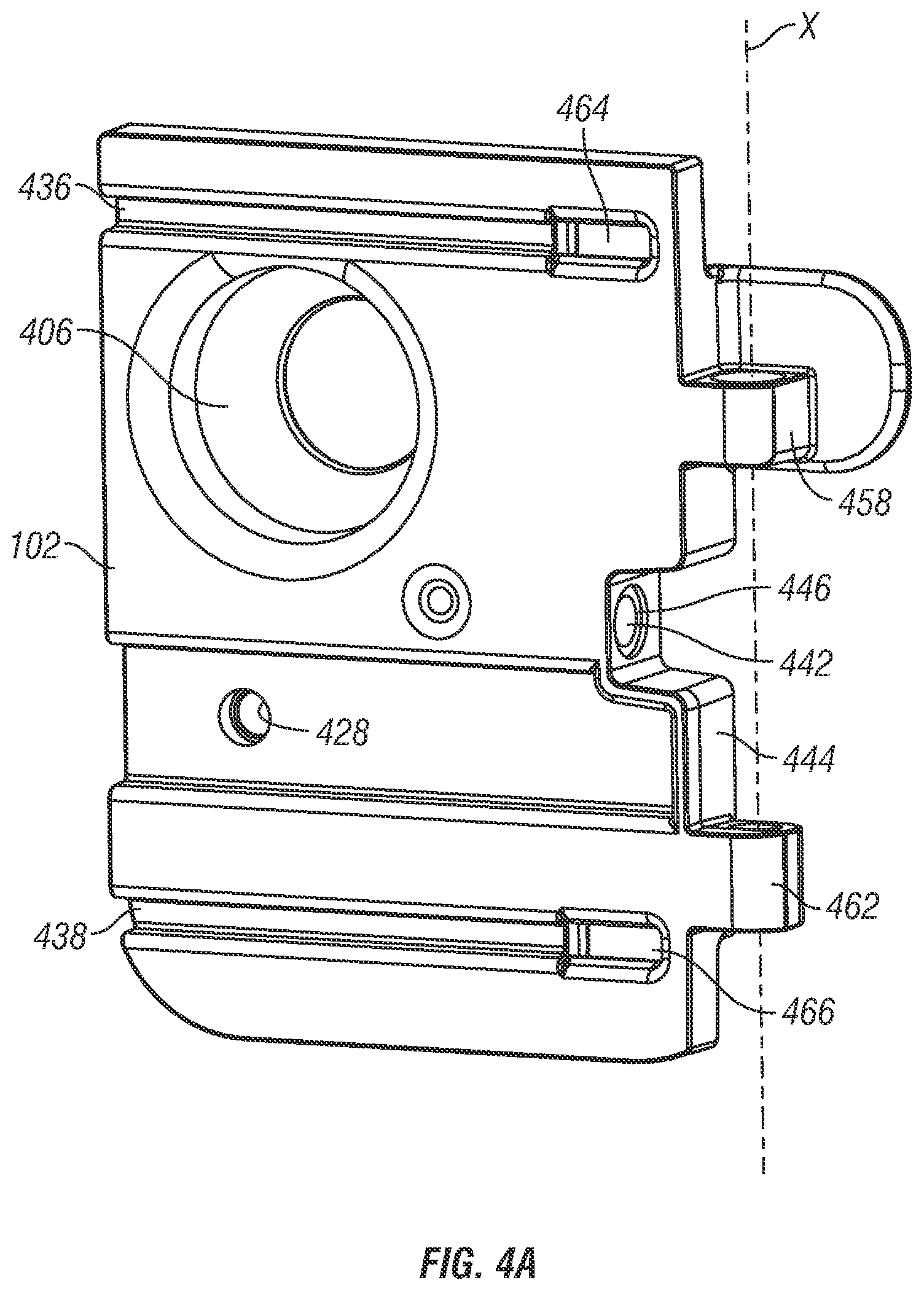 Patent US12403844 Figure 5 – Windshield phone mount with extension arm bumper