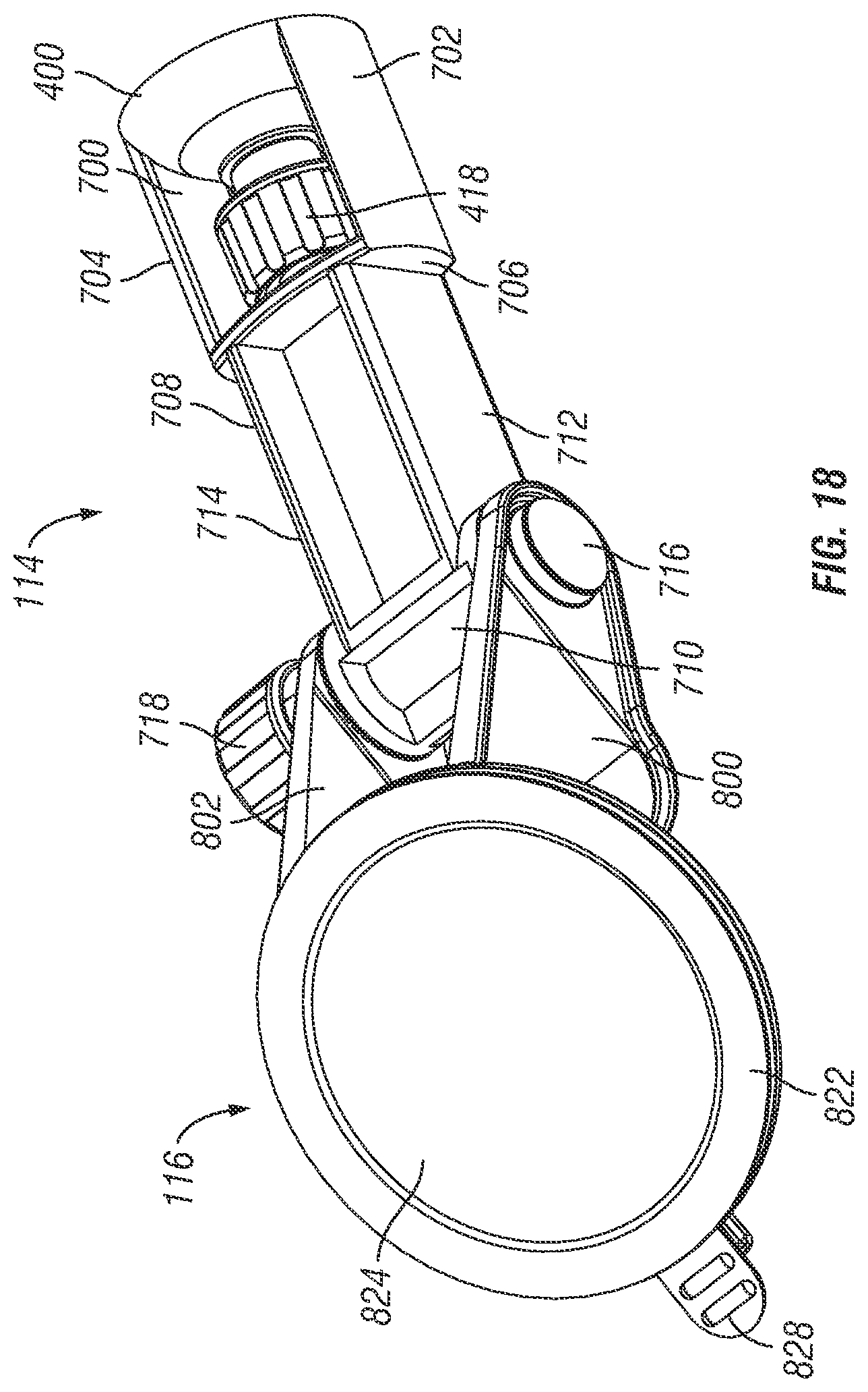 Patent US12403844 Figure 20 – Windshield phone mount with extension arm bumper