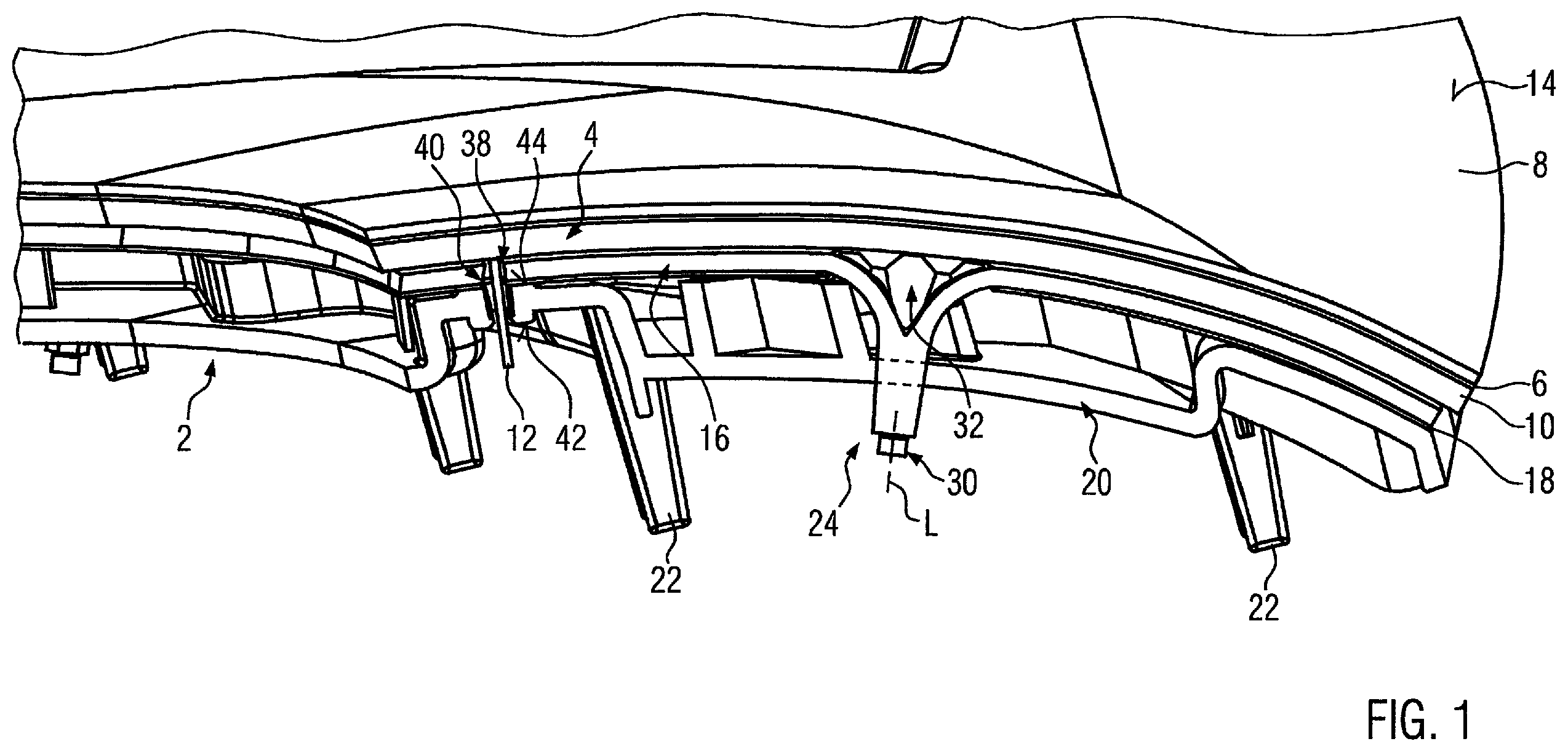 Patent US12403846 — Decorative part and method for producing same — Figure 1