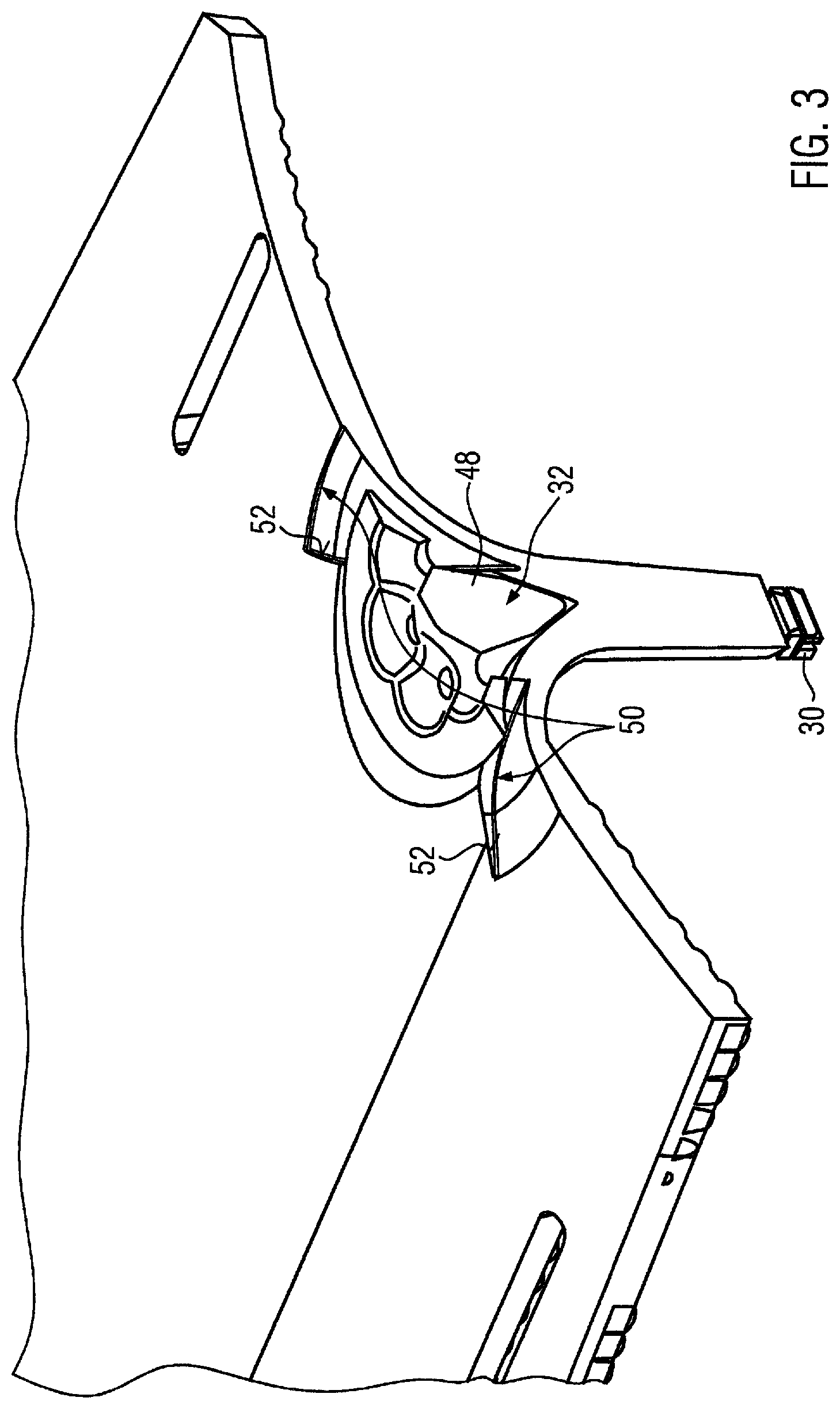 Patent US12403846 Figure 3 – Decorative part and method for producing same