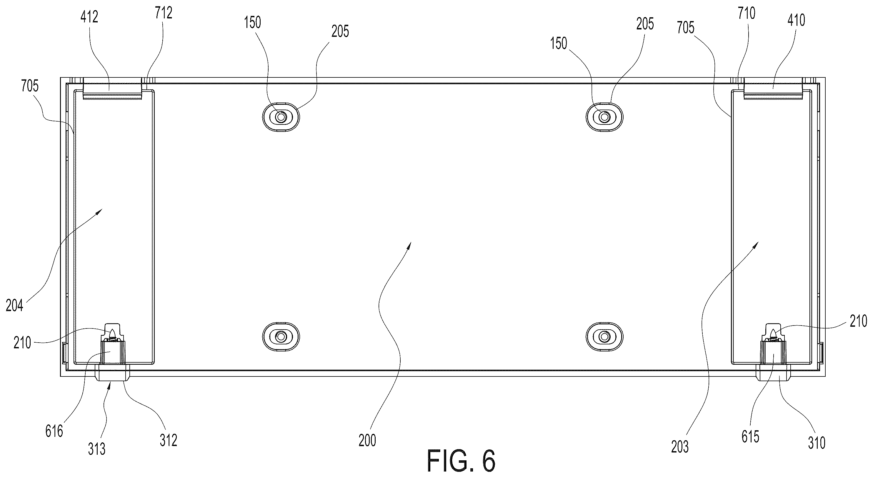 Patent US12403848 Figure 7 – License plate holder