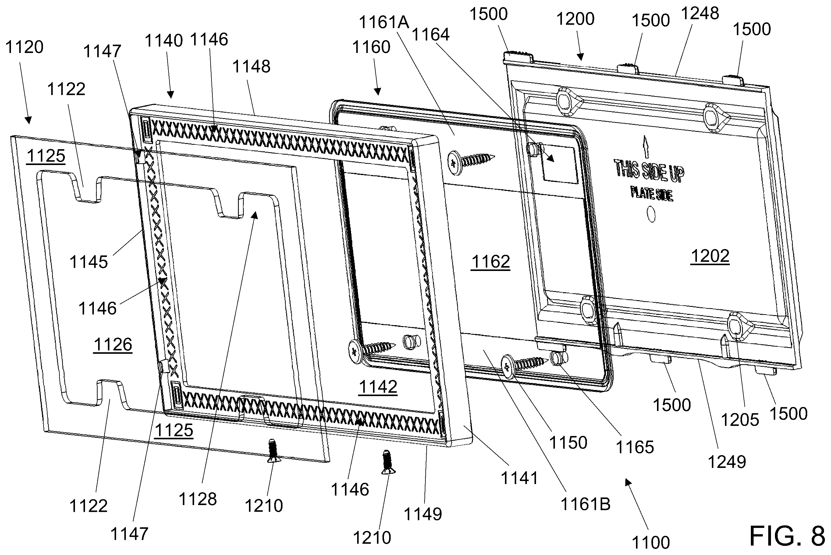 Patent US12403848 Figure 9 – License plate holder