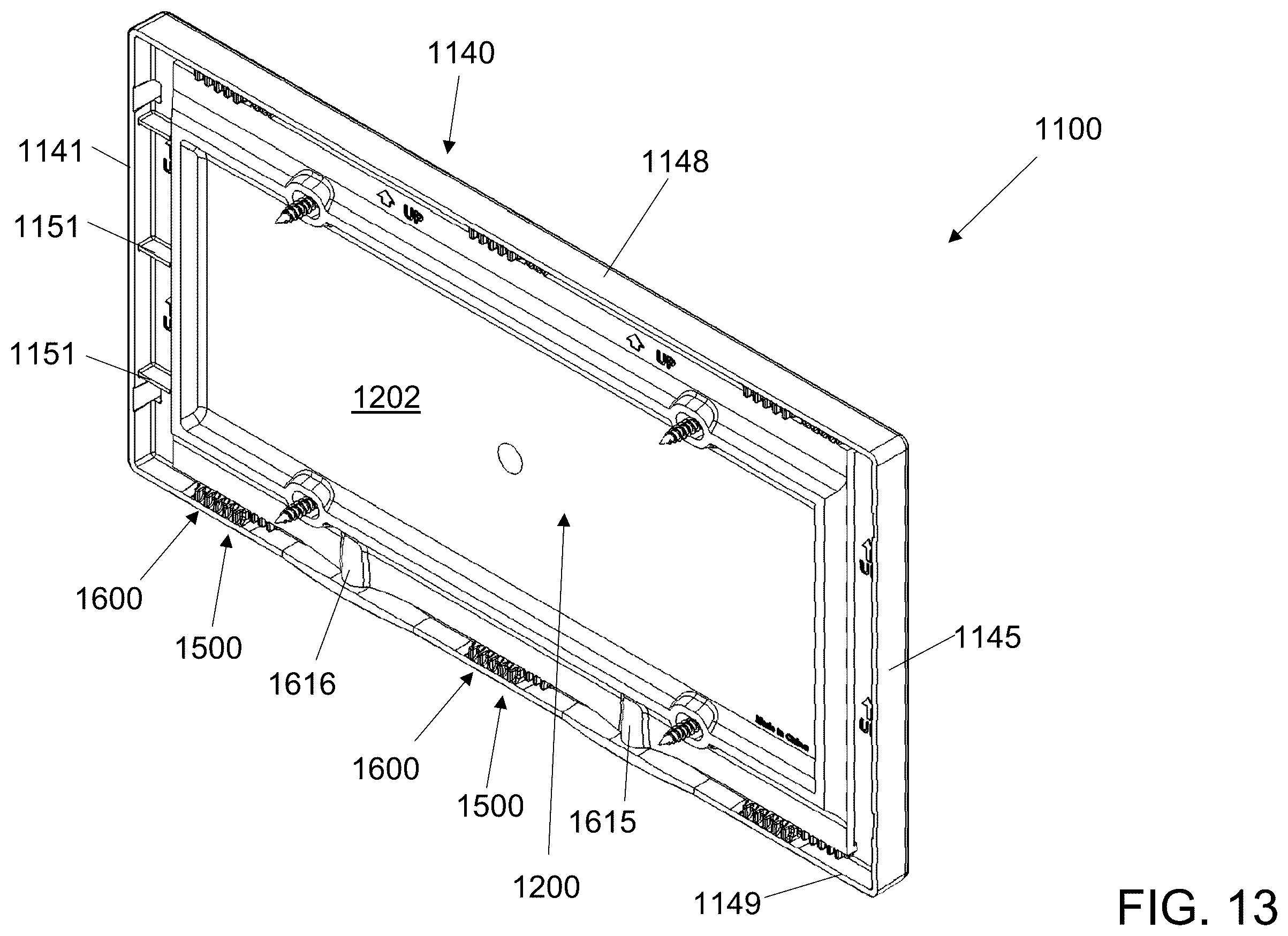 Patent US12403848 Figure 15 – License plate holder