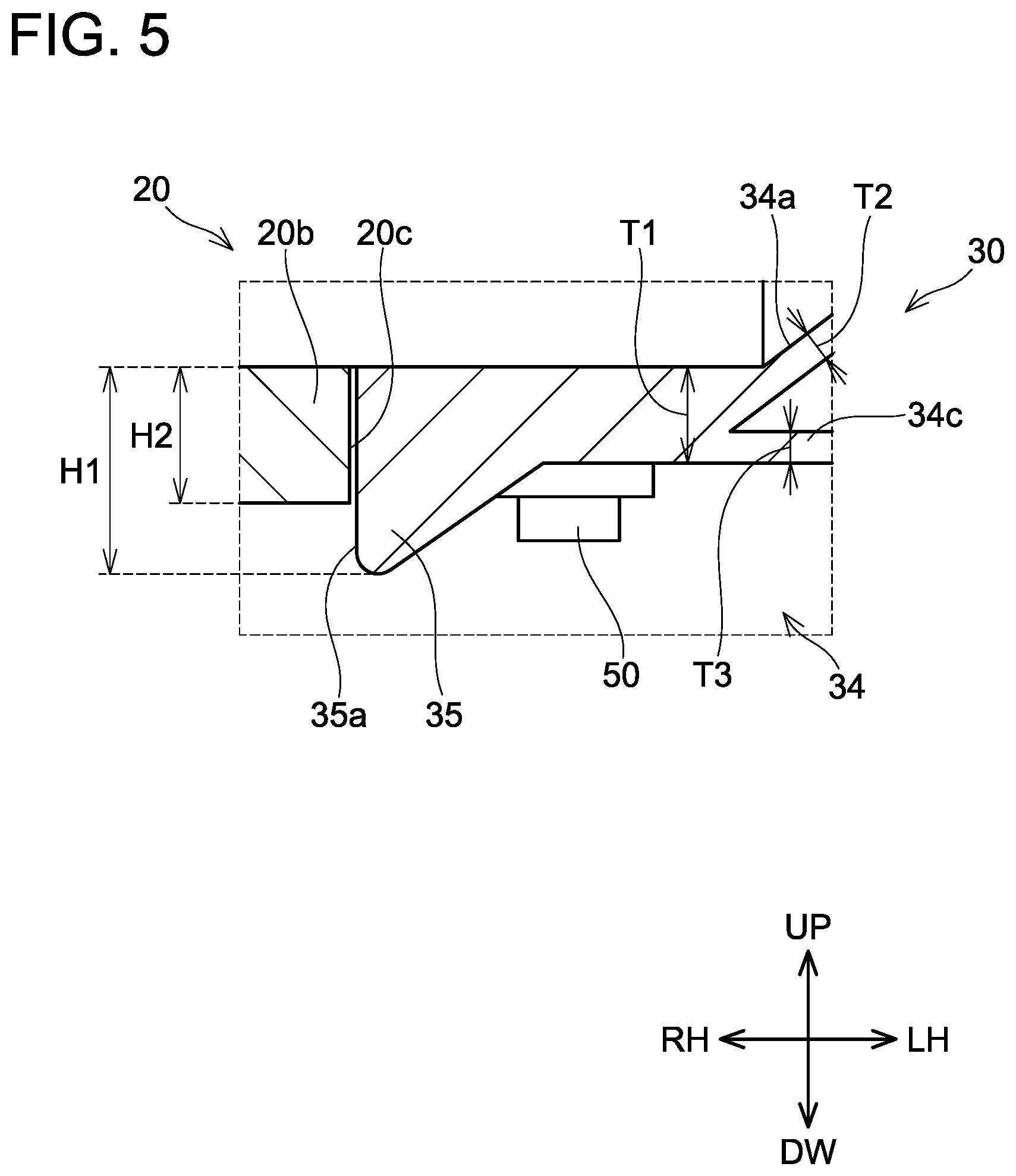 Patent US12403853 Figure 5 – Vehicle