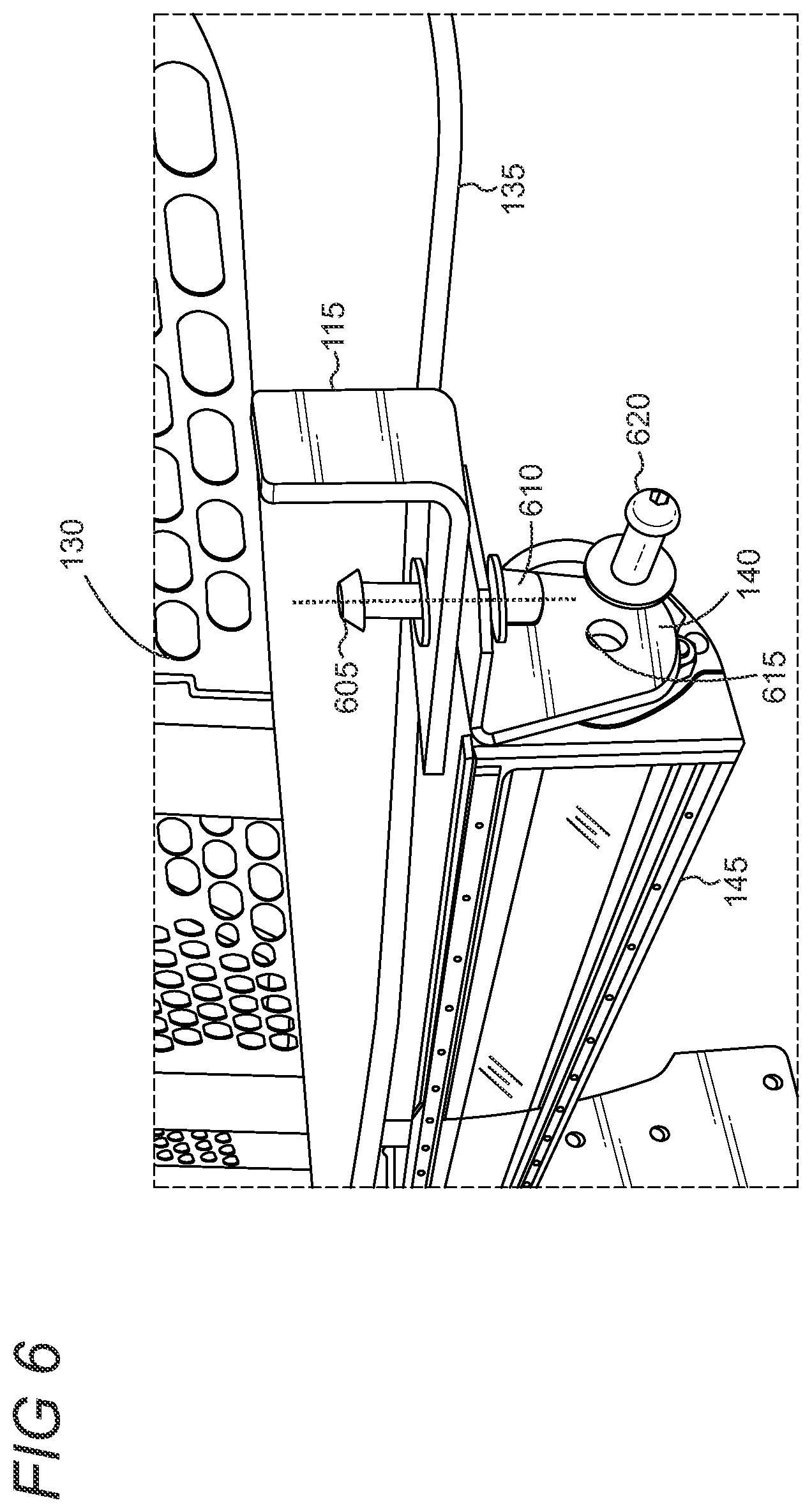 Patent US12403855 Figure 6 – Modular rugged grille guard