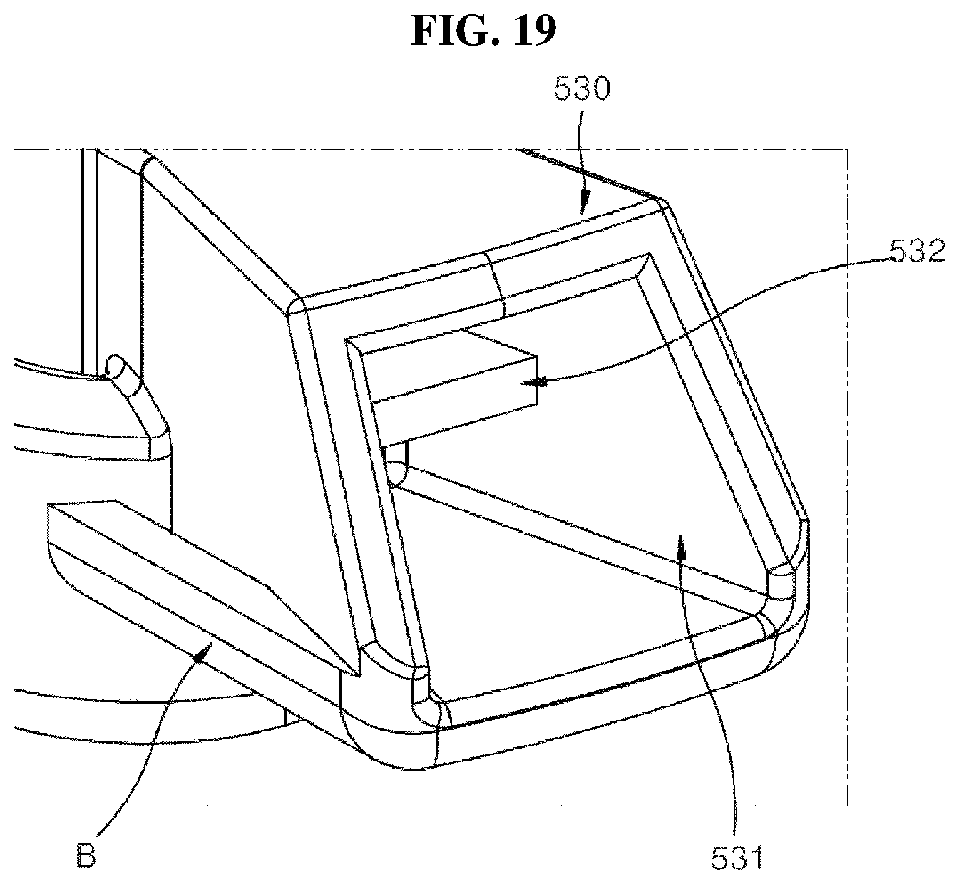 Patent US12403856 Figure 18 – Fixing device for installing pressure-type airbag sensor
