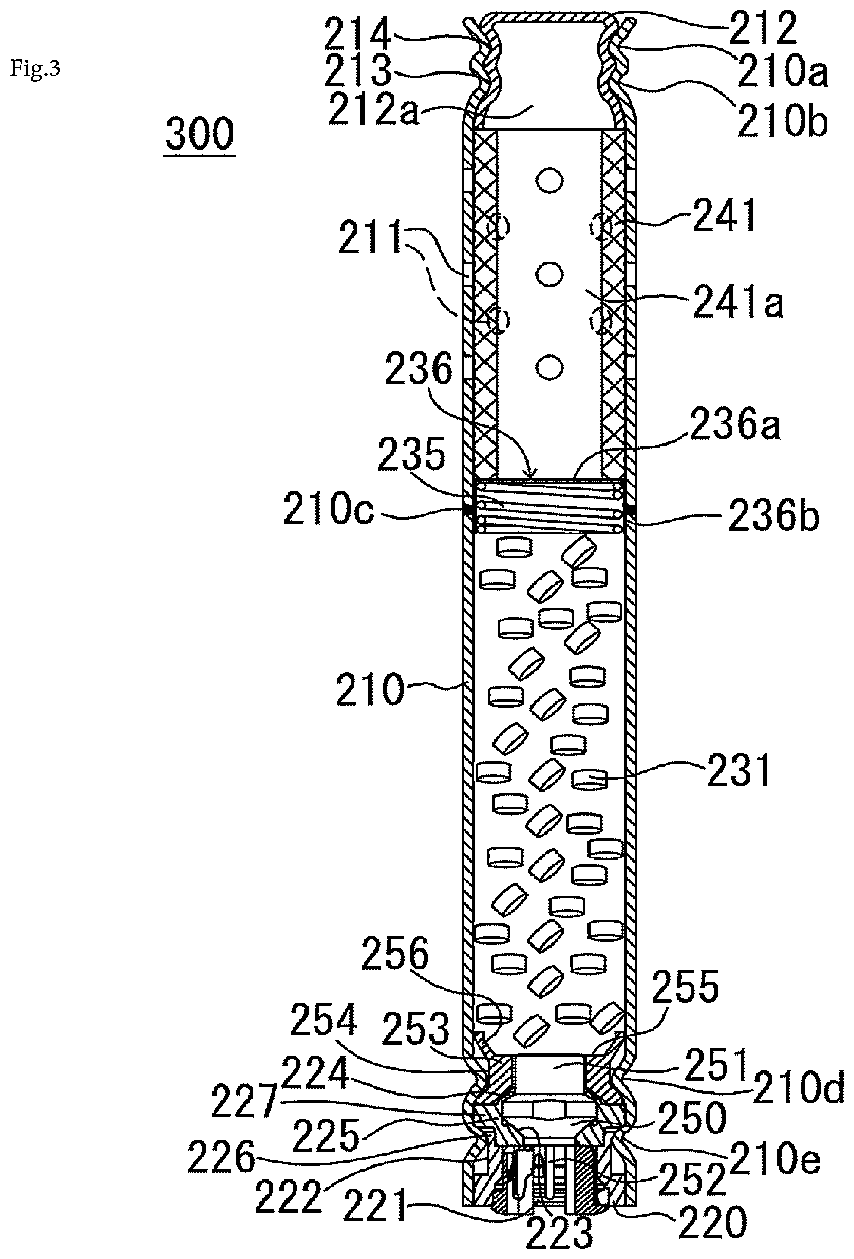 Patent US12403860 Figure 3 – Gas generator