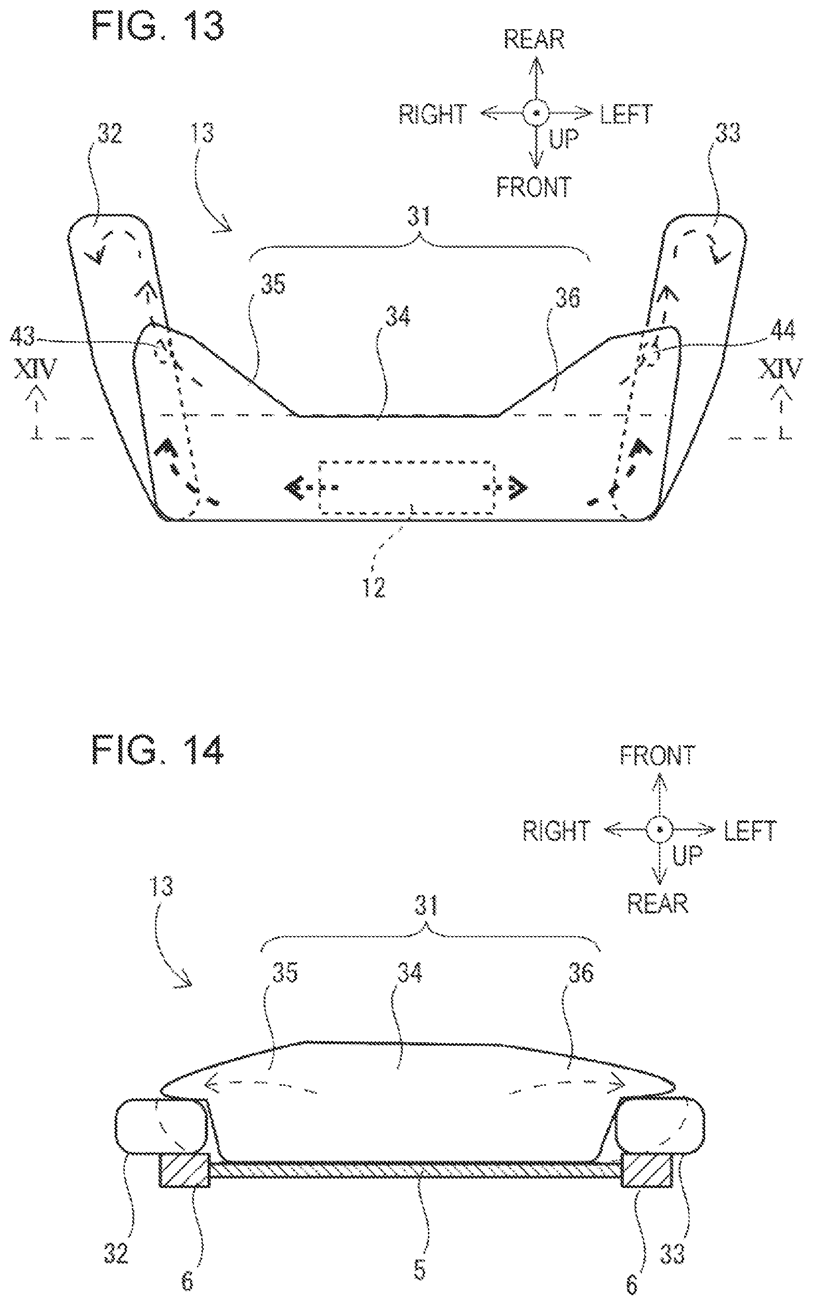 Patent US12403861 Figure 8 – Vehicle external airbag device for vehicle