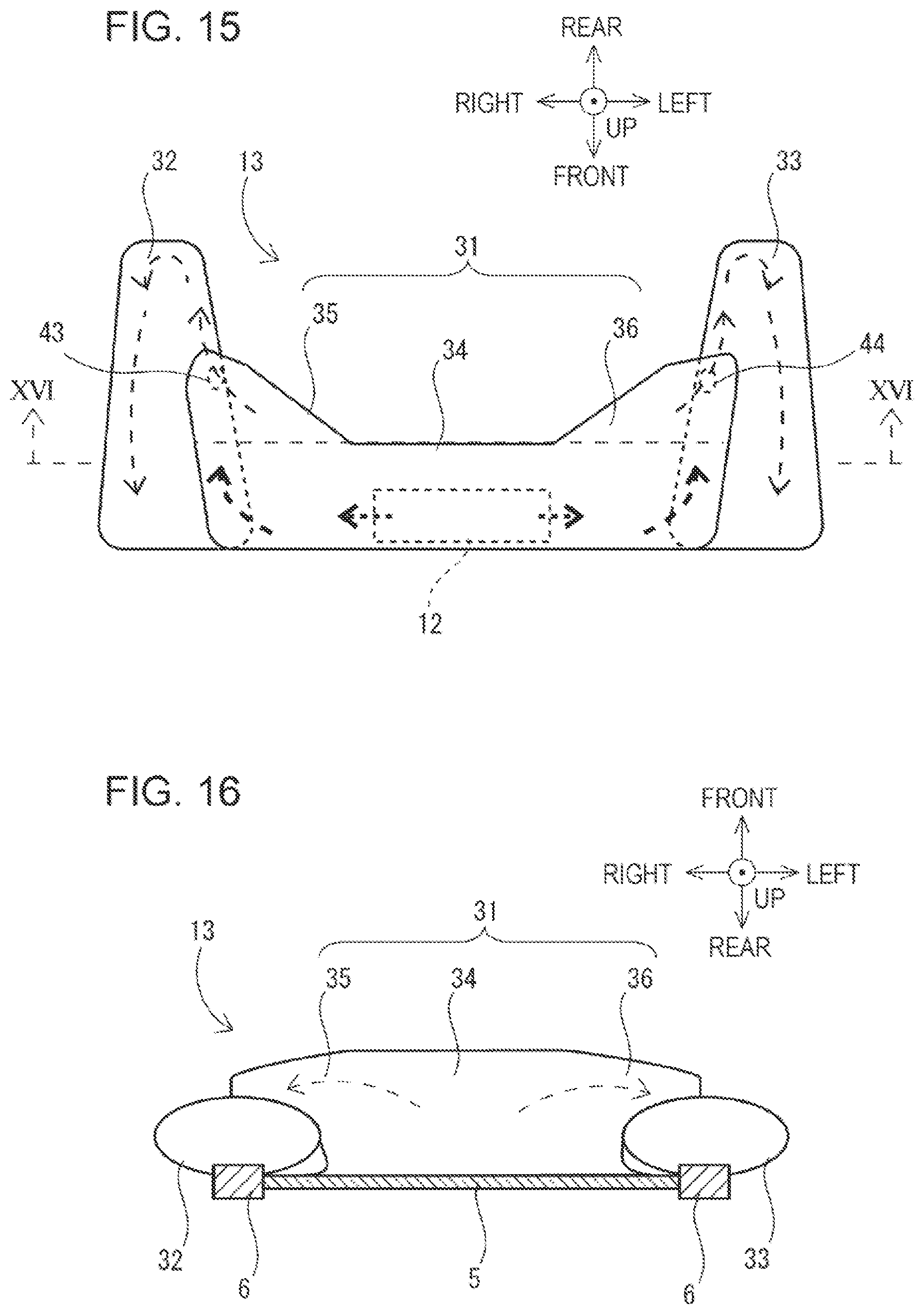 Patent US12403861 Figure 9 – Vehicle external airbag device for vehicle