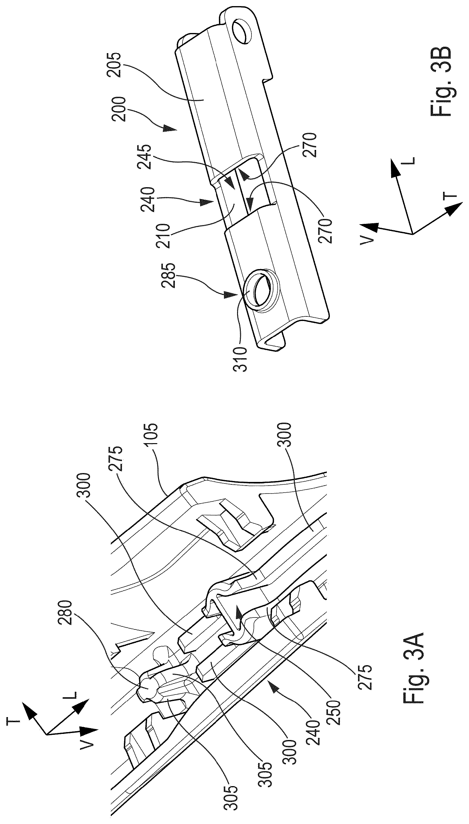 Patent US12403866 Figure 3 – Streamlined windscreen wiper