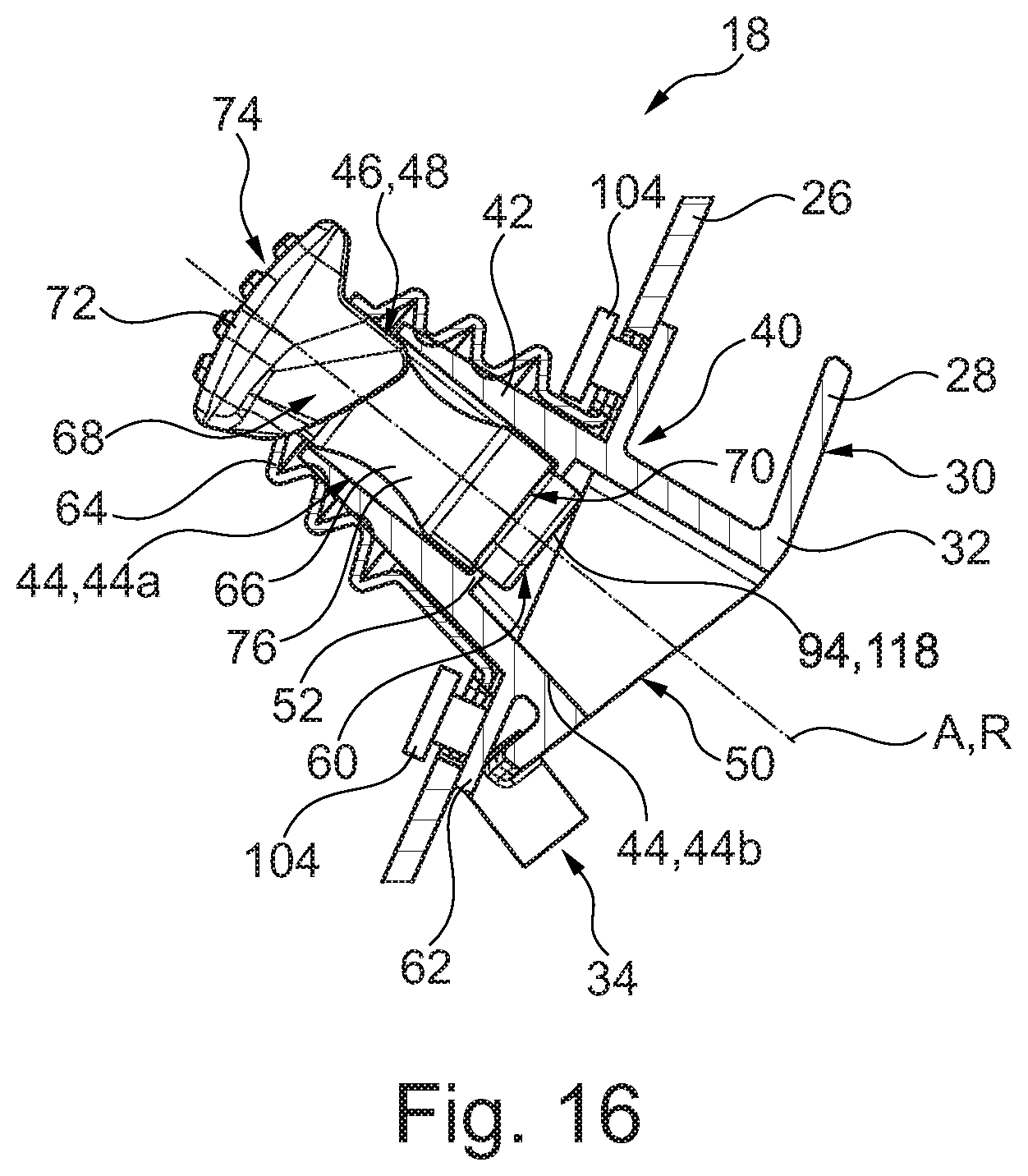 Patent US12403871 Figure 8 – Pedal assembly for a vehicle
