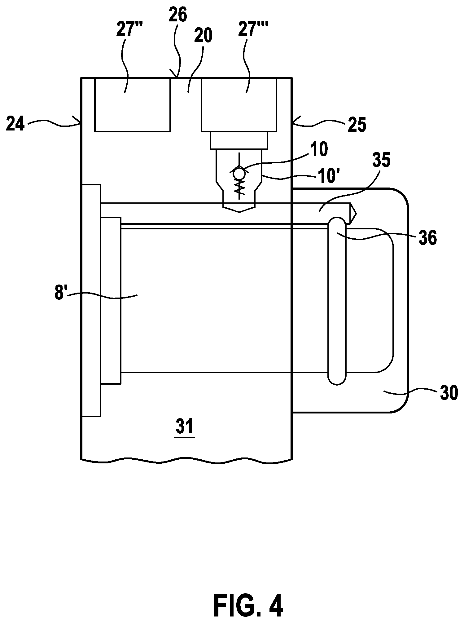 Patent US12403872 Figure 5 – Hydraulic block for a brake unit of a hydraulic power brake system