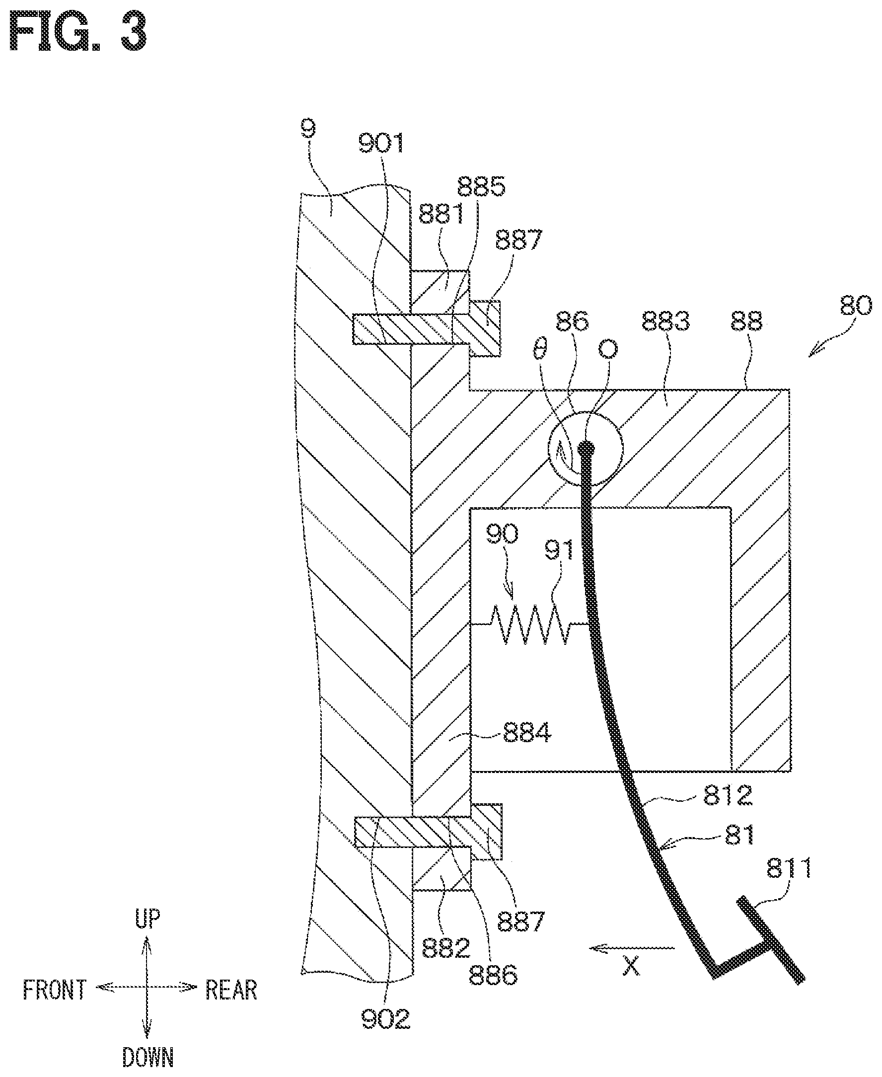 Patent US12403876 Figure 3 – Vehicle brake system