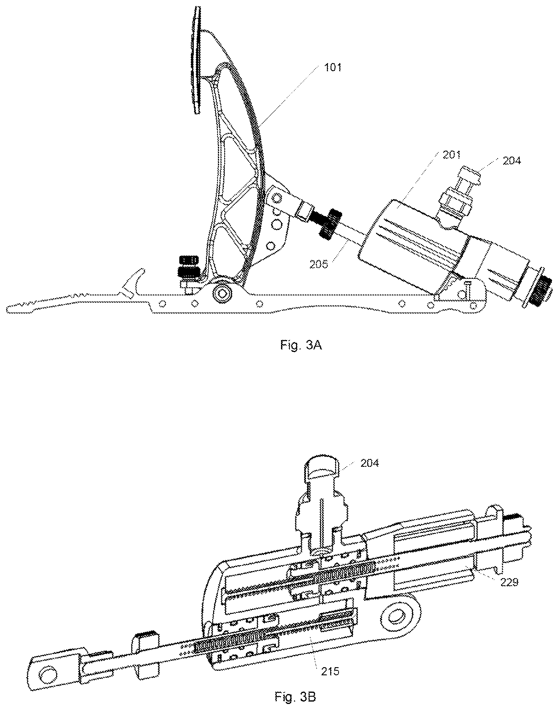 Patent US12403877 Figure 3 – Brake cylinder comprising a mechanical stop
