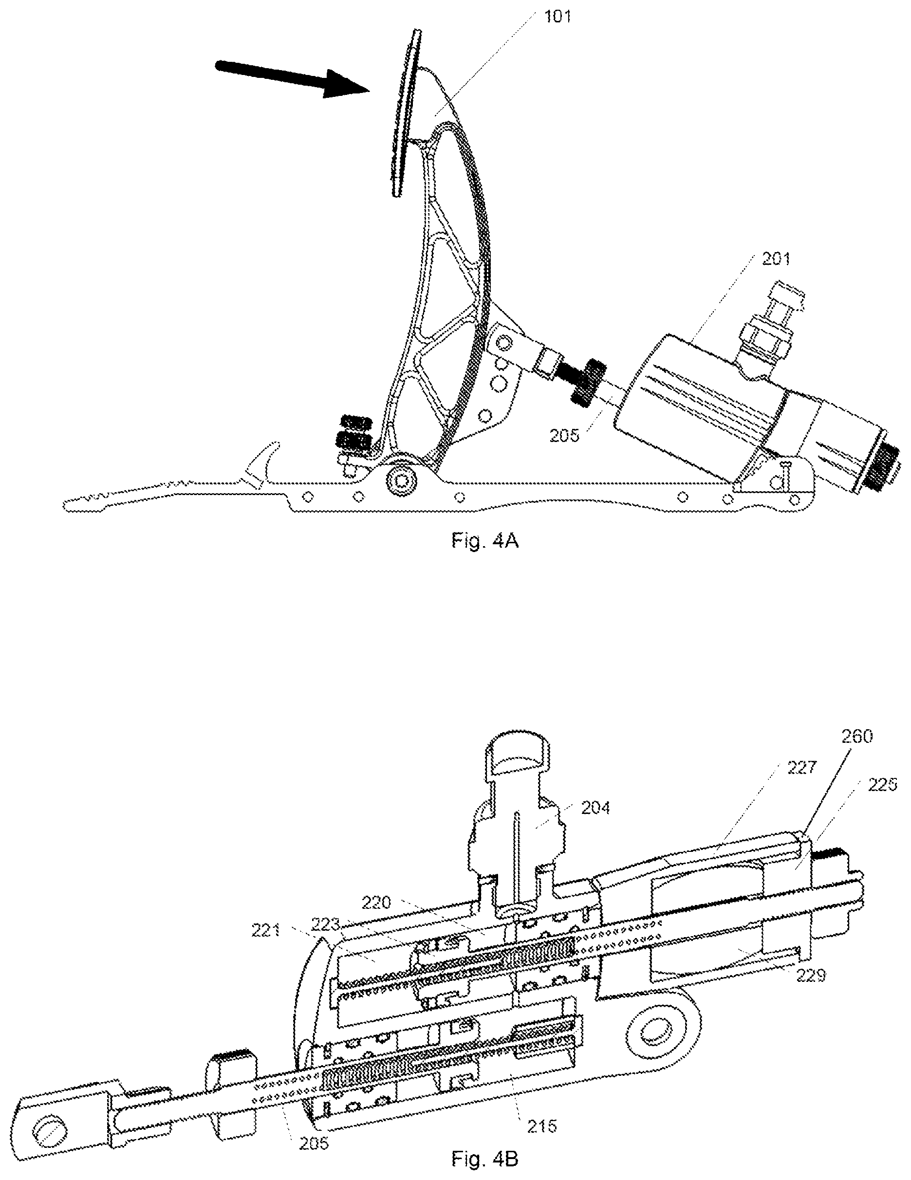 Patent US12403877 Figure 4 – Brake cylinder comprising a mechanical stop