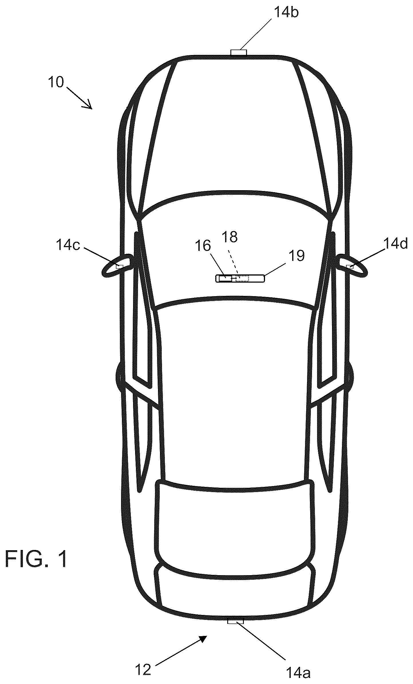 Patent US12403894 Figure 1 – Vehicular automated parking system