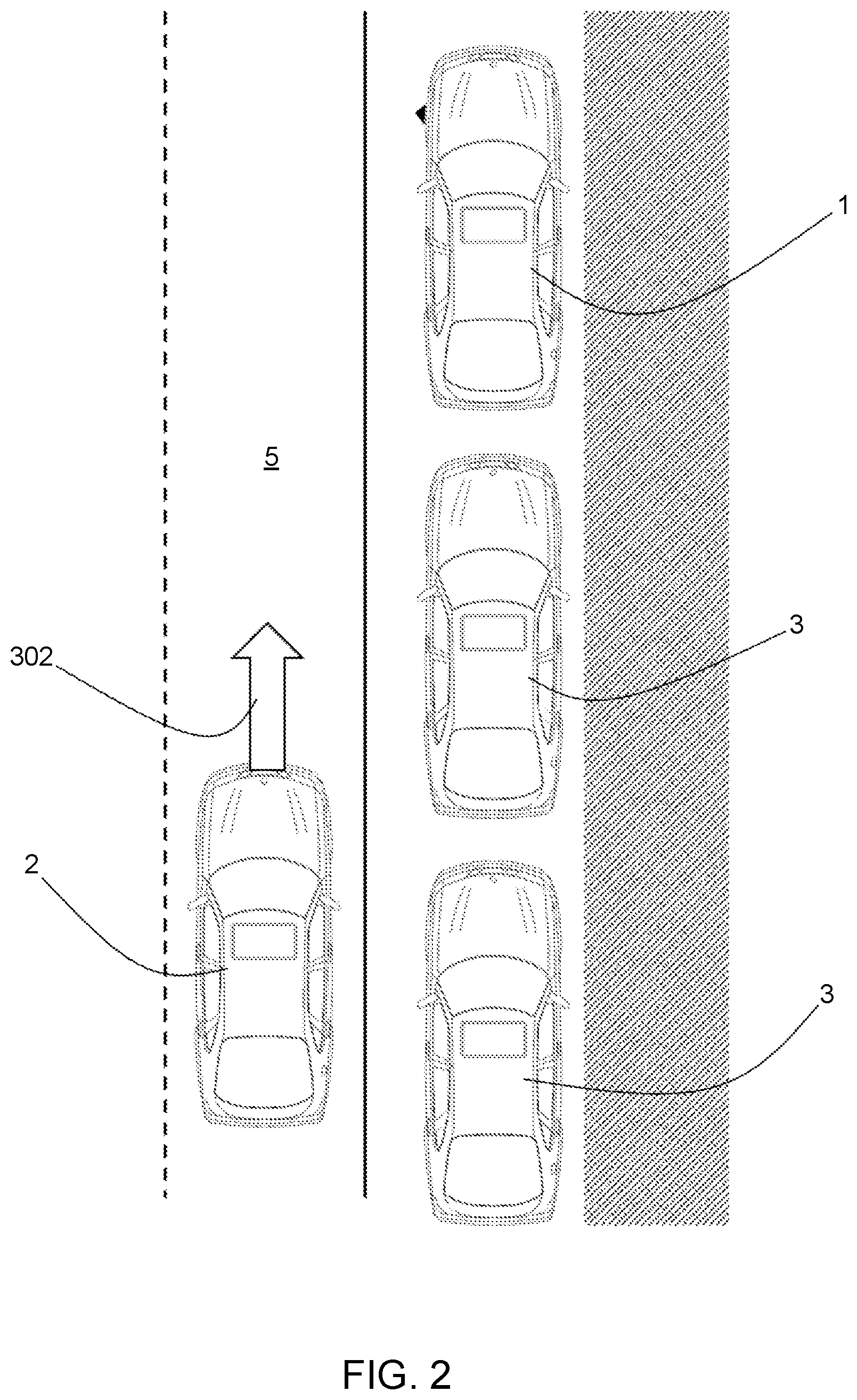 Patent US12403899 Figure 2 – Vehicle collision avoidance method and system