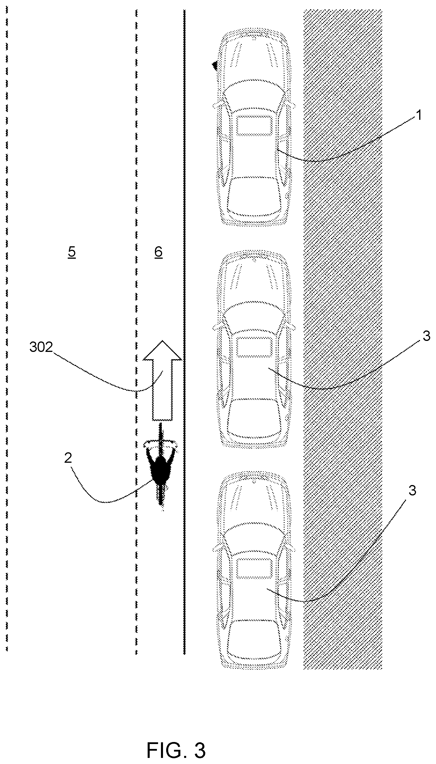 Patent US12403899 Figure 3 – Vehicle collision avoidance method and system