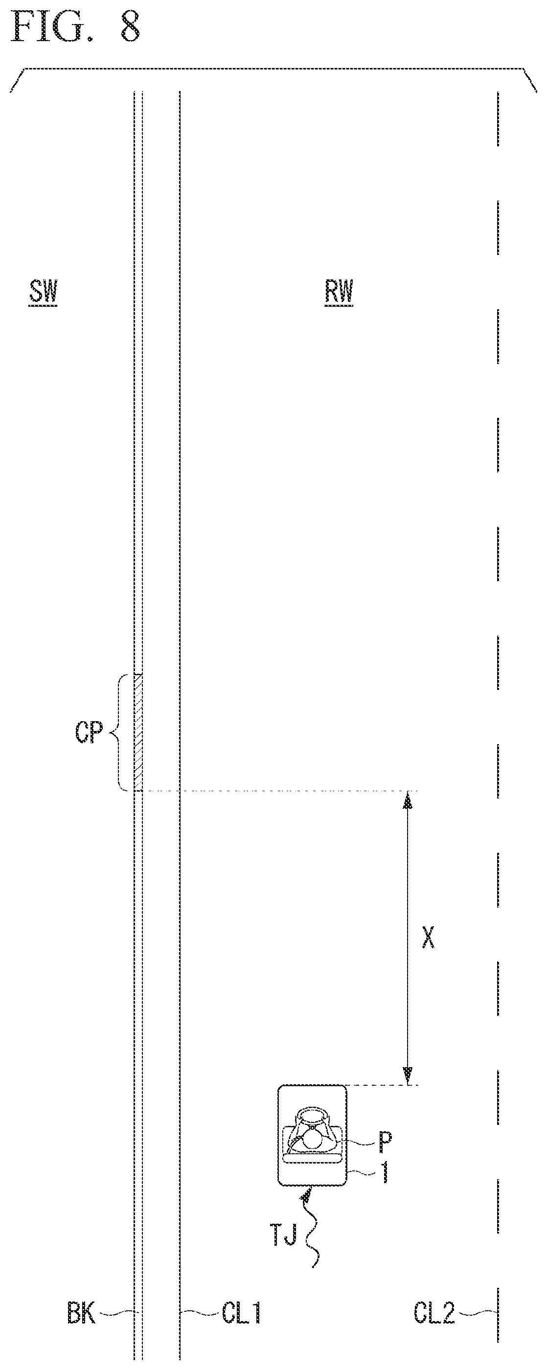 Patent US12403903 Figure 7 – Mobile object control device and mobile object control method