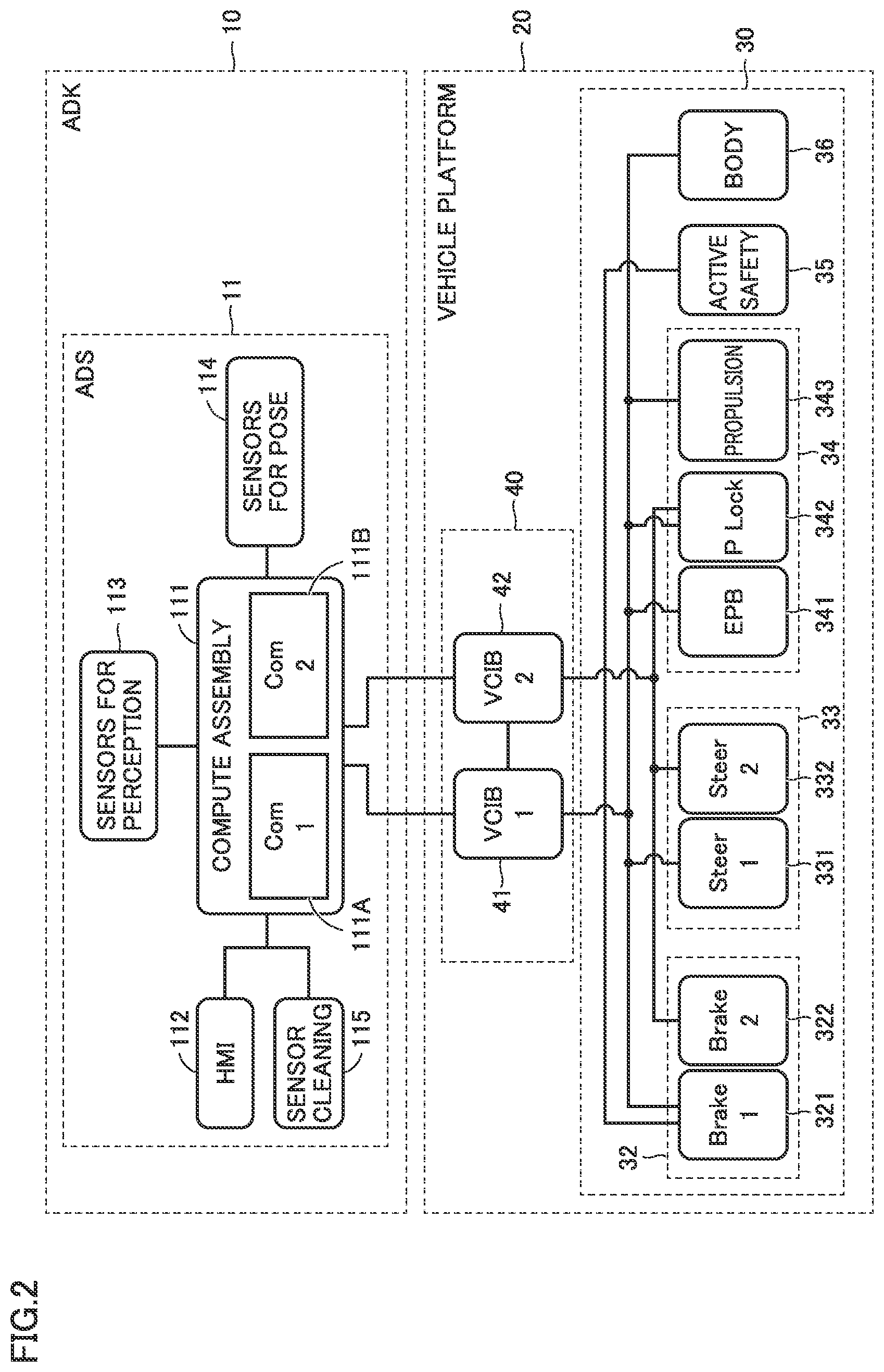 Patent US12403907 Figure 2 – Autonomous driving system, vehicle control interface, and vehicle