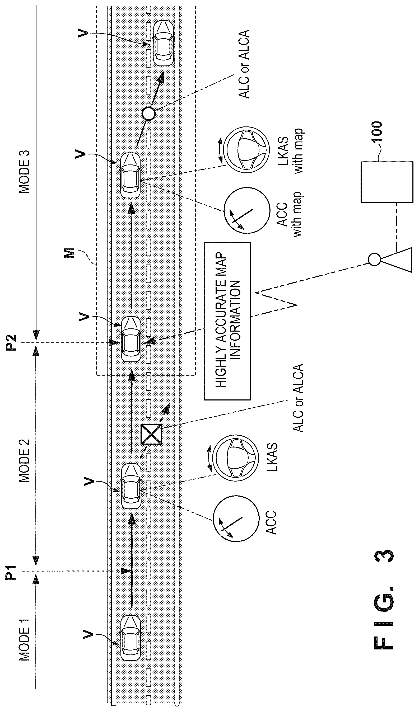 Patent US12403909 Figure 3 – Control device and control method
