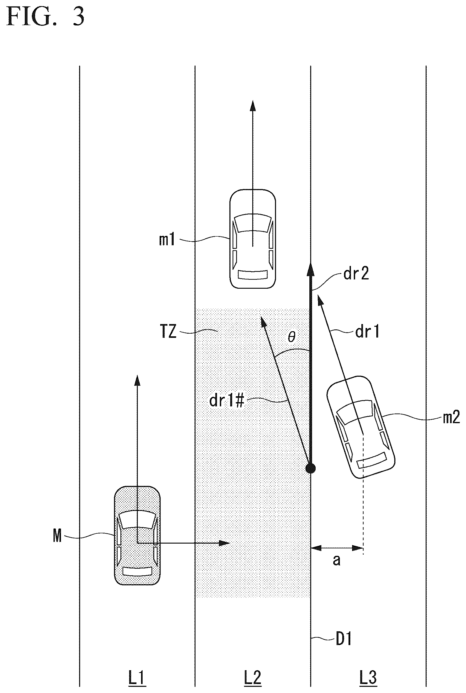 Patent US12403911 Figure 3 – Control device, control method, and storage medium