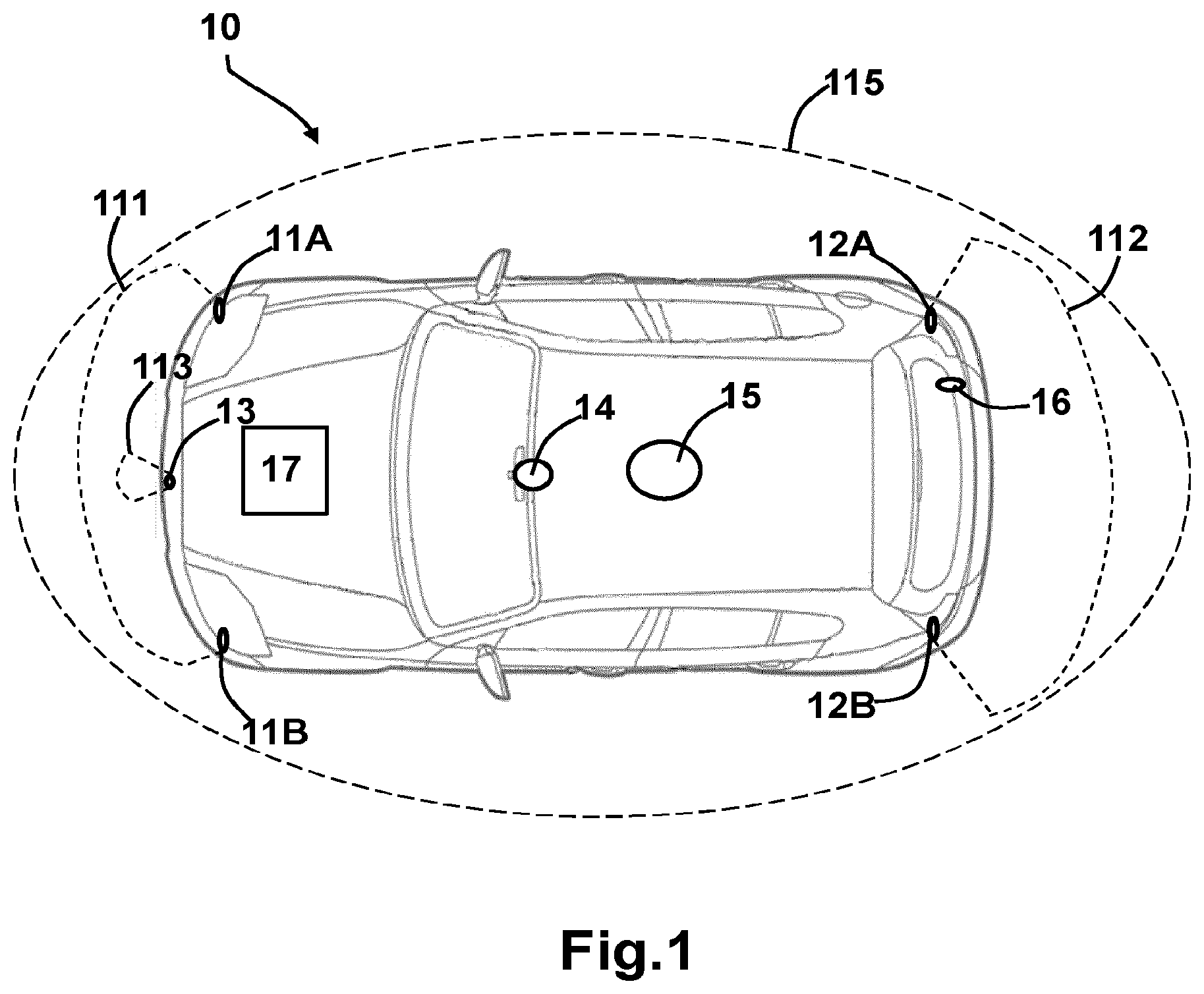 Patent US12403922 Figure 1 – Method for assisting with driving an autonomous motor vehicle on a road